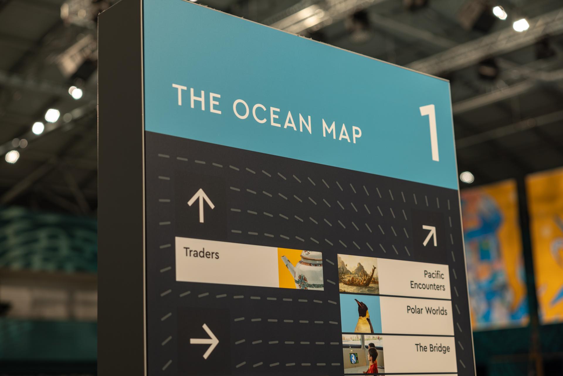 Harvey Maria crafts custom-designed map for Royal Museums Greenwich - Winner of Forbo Awards Public Choice.
