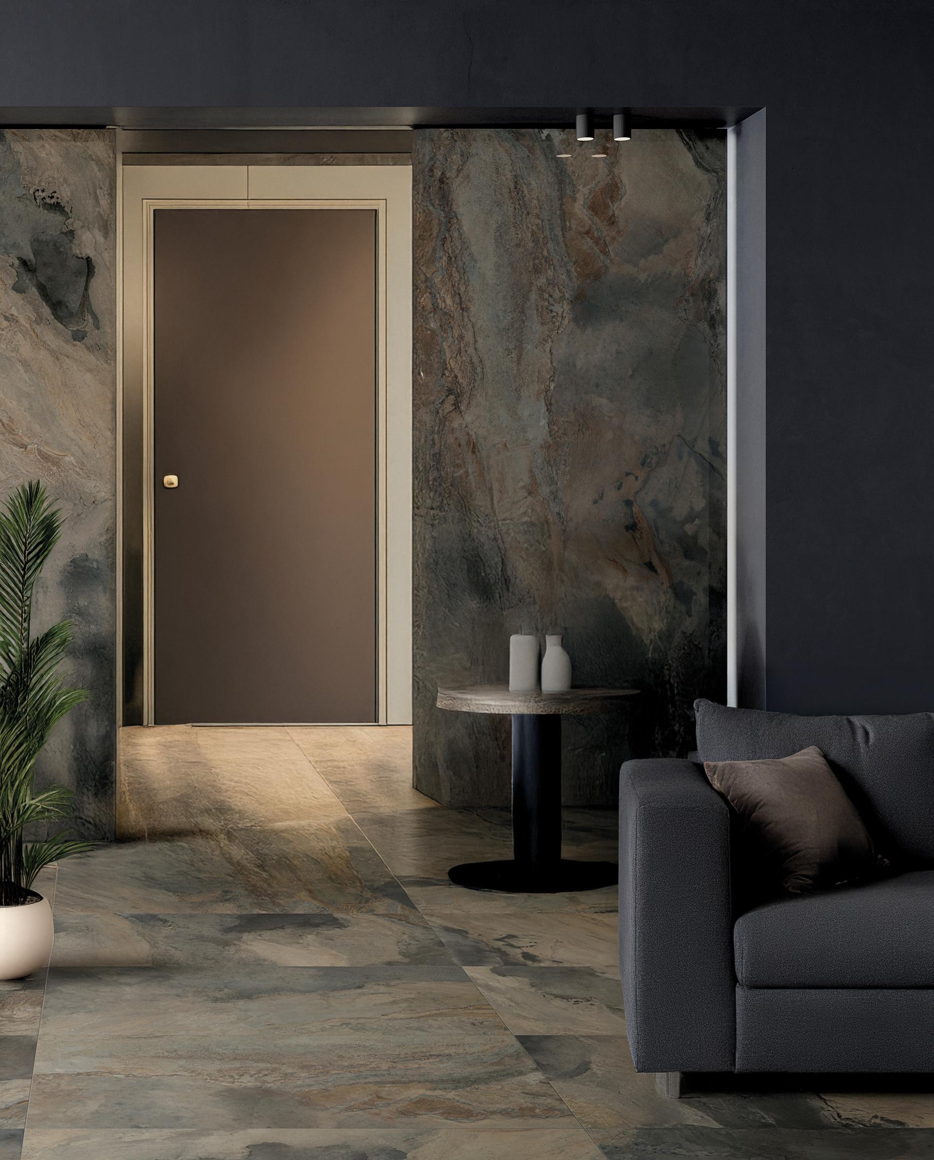 Grestec unveils Beno: A collection of porcelain tiles with slate stone elegance.