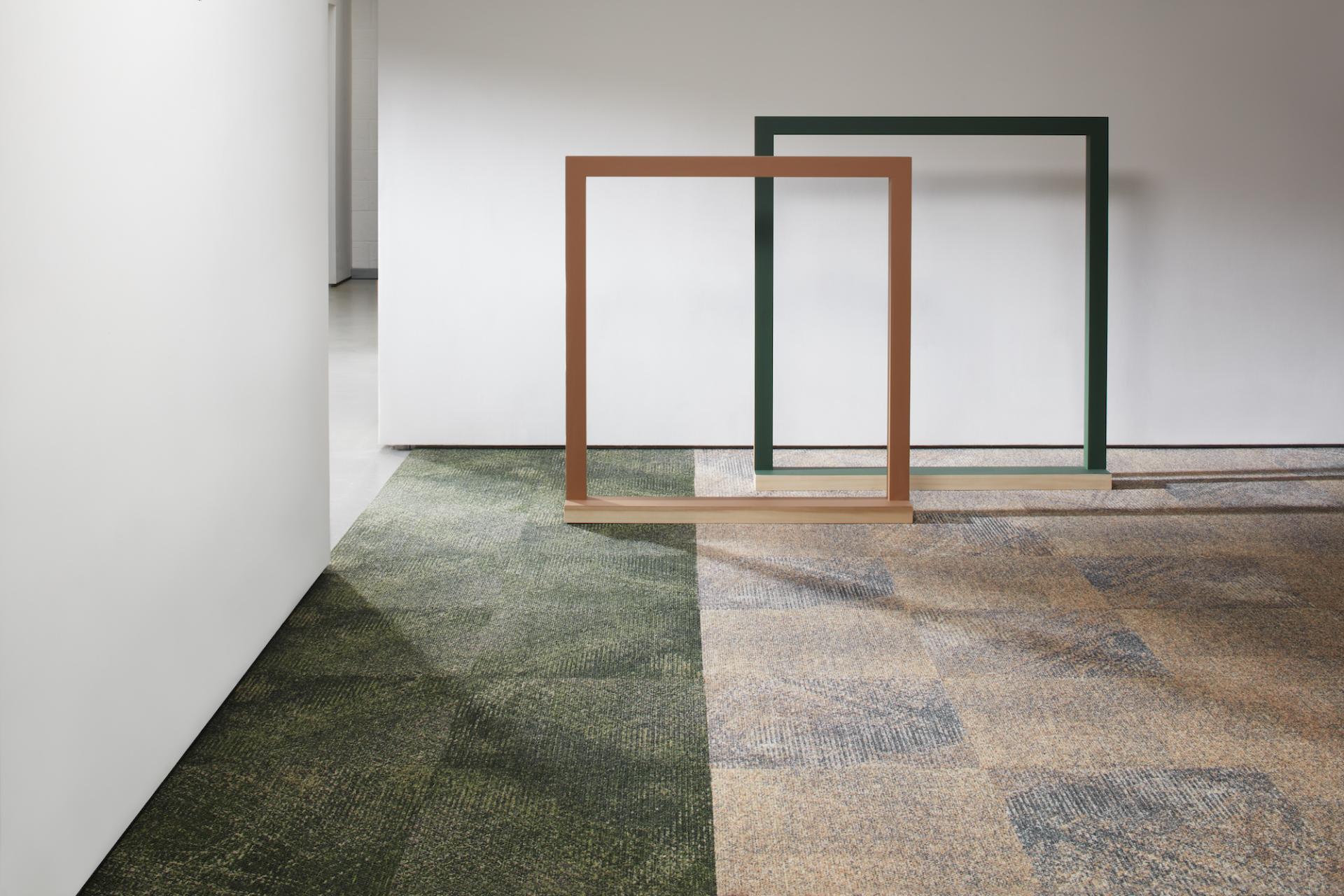 Milliken's Coastline - crafted from ECONYL® yarn - repurposes reclaimed fishing nets, carpets and nylon waste.