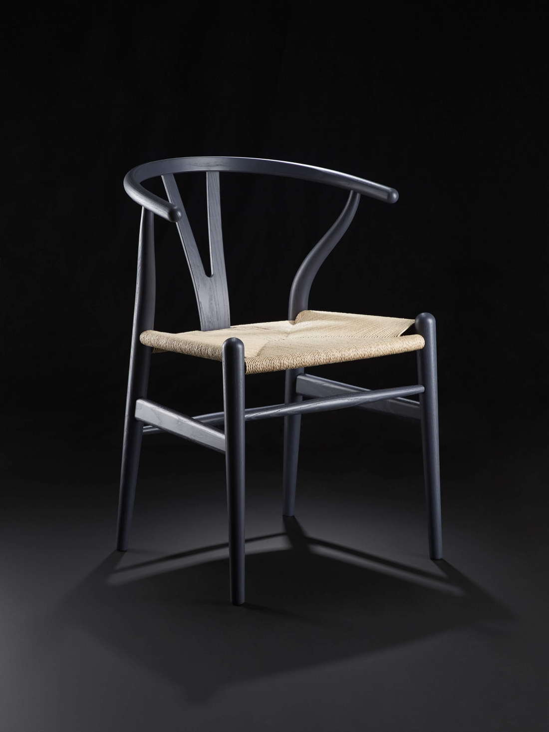 Hans J. Wegner CH24 Wishbone Chair Indigo Edition