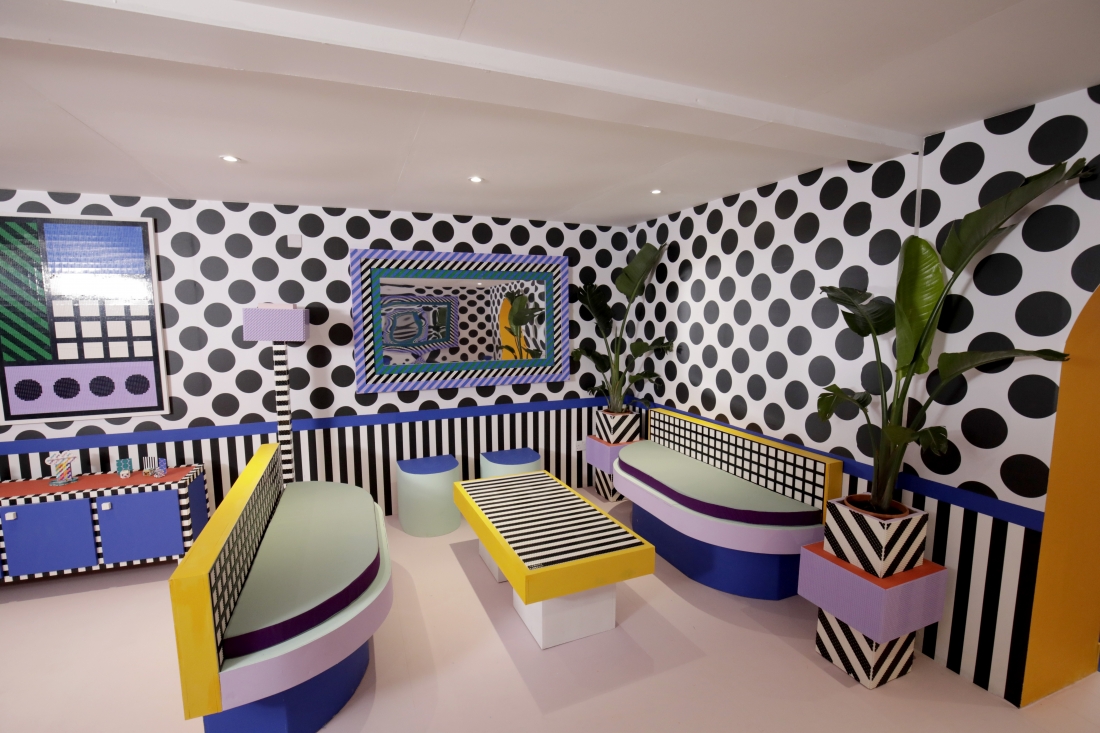 Installation Camille Walala HOUSE OF DOTS LEGO Photo Credit Getty Images