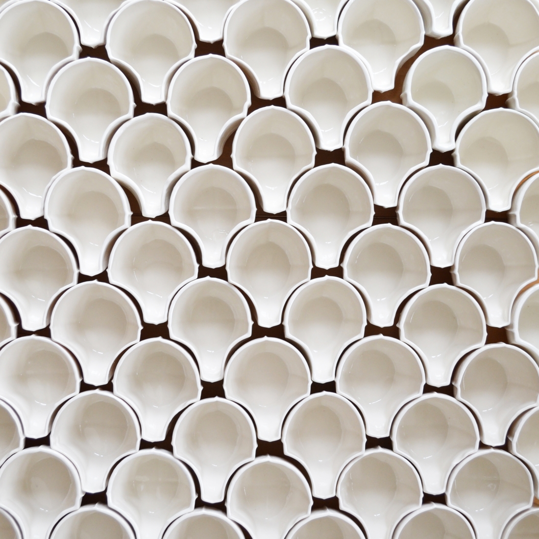 Ceramics Exhibition Building Centre Fettle Studio Tessellating Cups