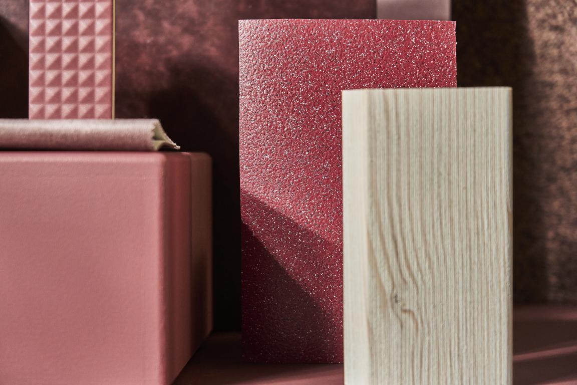 Material Moods, Vitality: A palette crafted from nature's chromatic code for co-existence. 