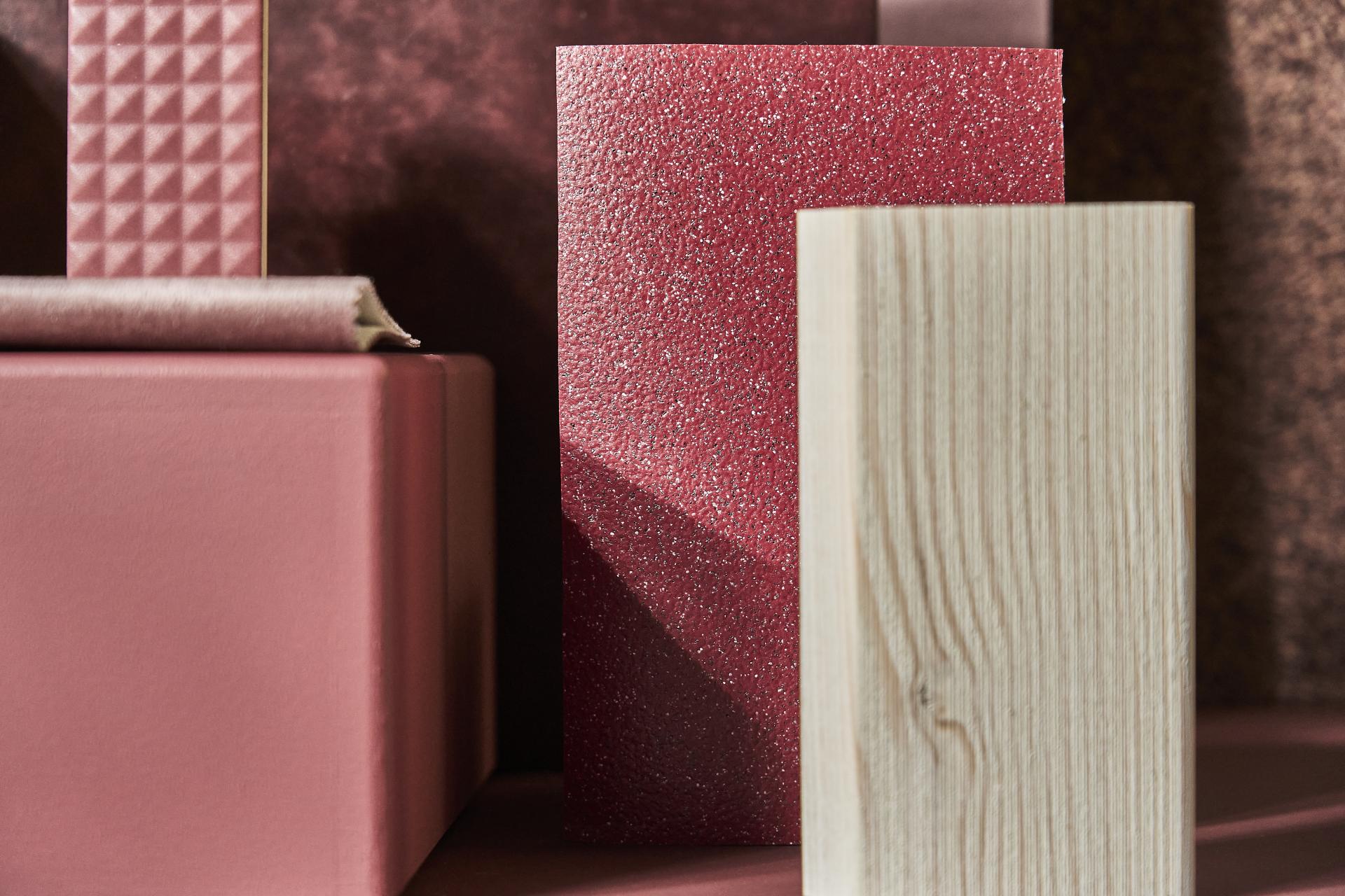 Material Moods, Vitality: A palette crafted from nature's chromatic code for co-existence. 