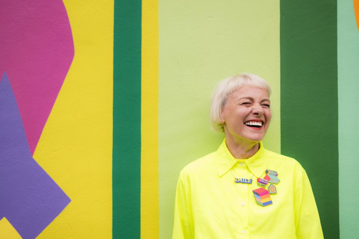A joyful explosion of colour: Crown Paints collaborates with Morag Myerscough for National Festival of Making.