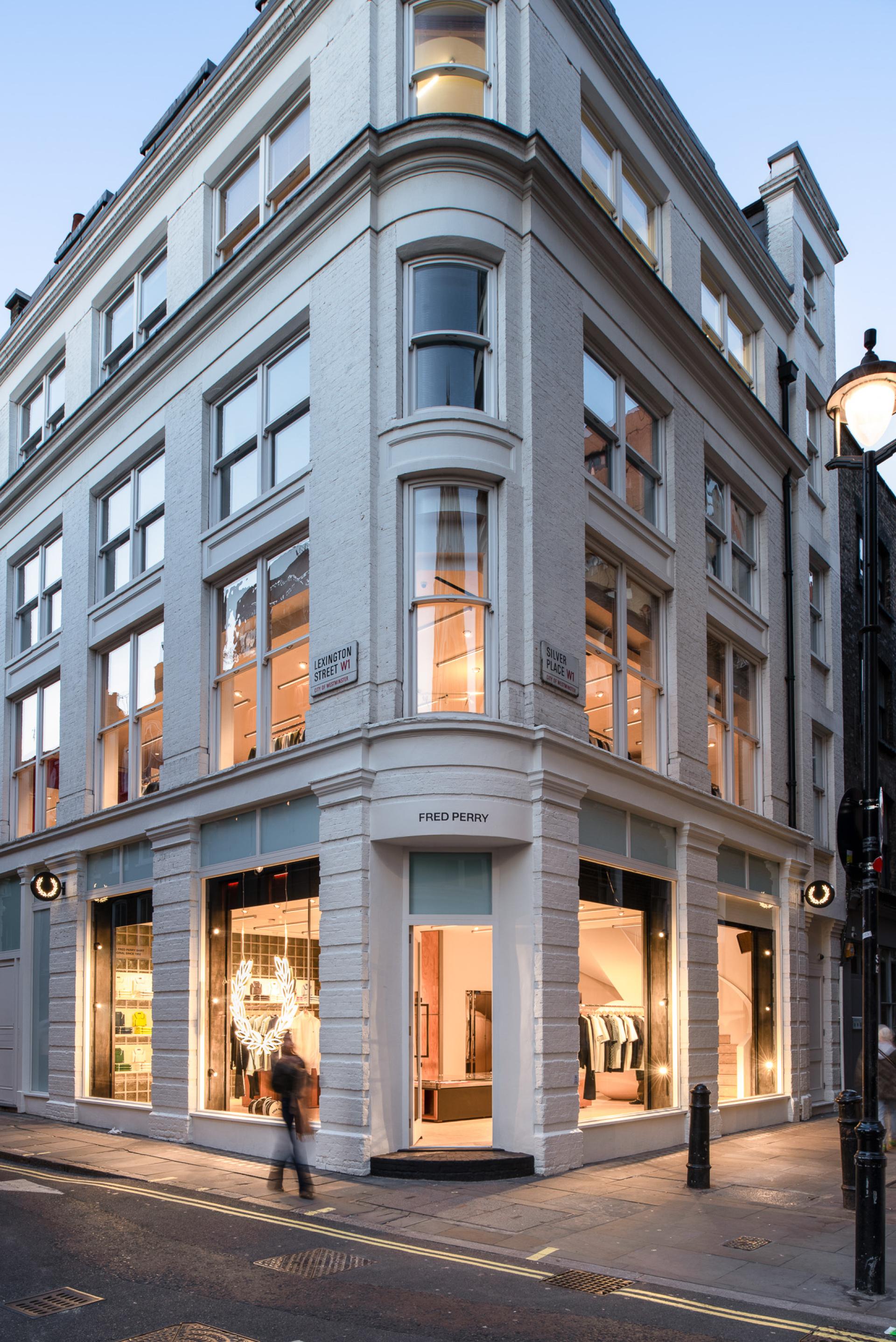 New Fred Perry flagship store in London - designed by Brinkworth - channels the music and mischief of Soho.