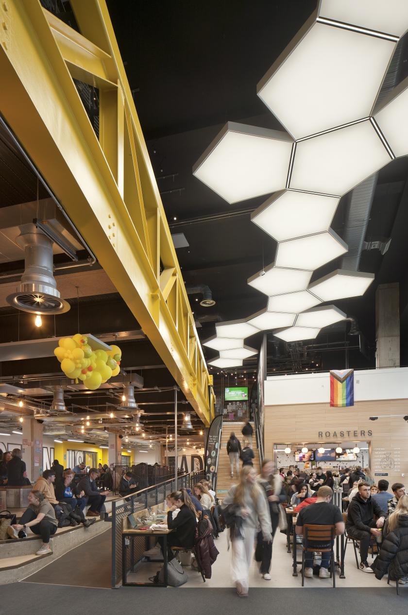 BDP marries old and new for Learning and Teaching Building at the University of Strathclyde City Centre Campus.