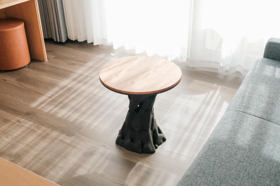 Wedge crafts bespoke 3D-printed furniture collection for Hotel Alpin in the Swiss Alps.