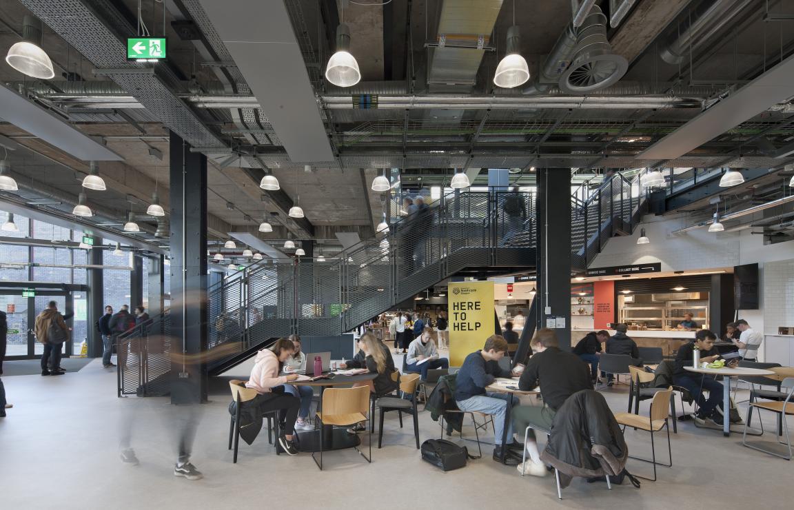 BDP marries old and new for Learning and Teaching Building at the University of Strathclyde City Centre Campus.