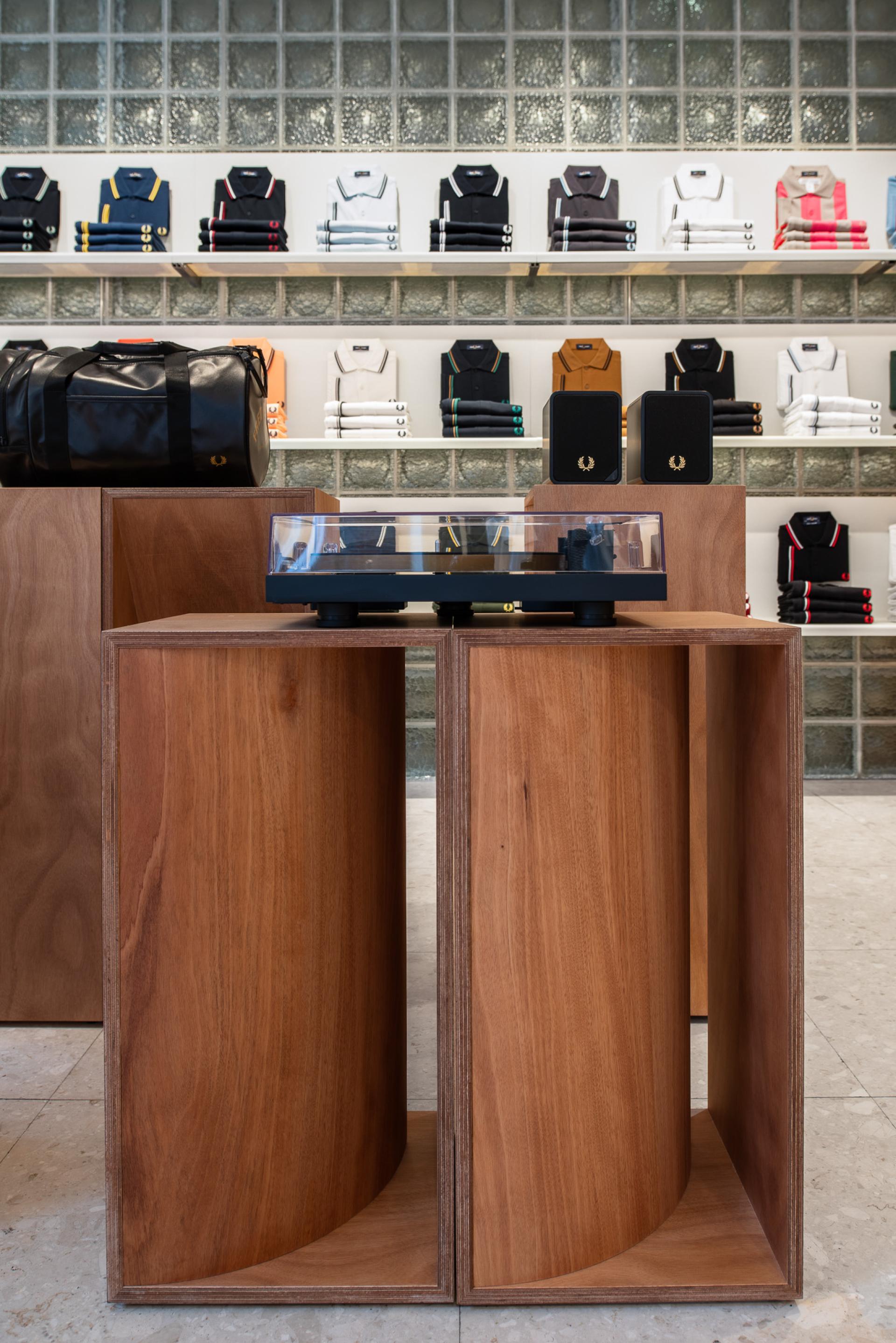 New Fred Perry flagship store in London - designed by Brinkworth - channels the music and mischief of Soho.