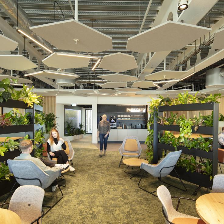 New Cundall HQ sees collaboration between SPACE, Bowmer and Kirkland & Ryder Architecture - with biophilic design by Benholm.