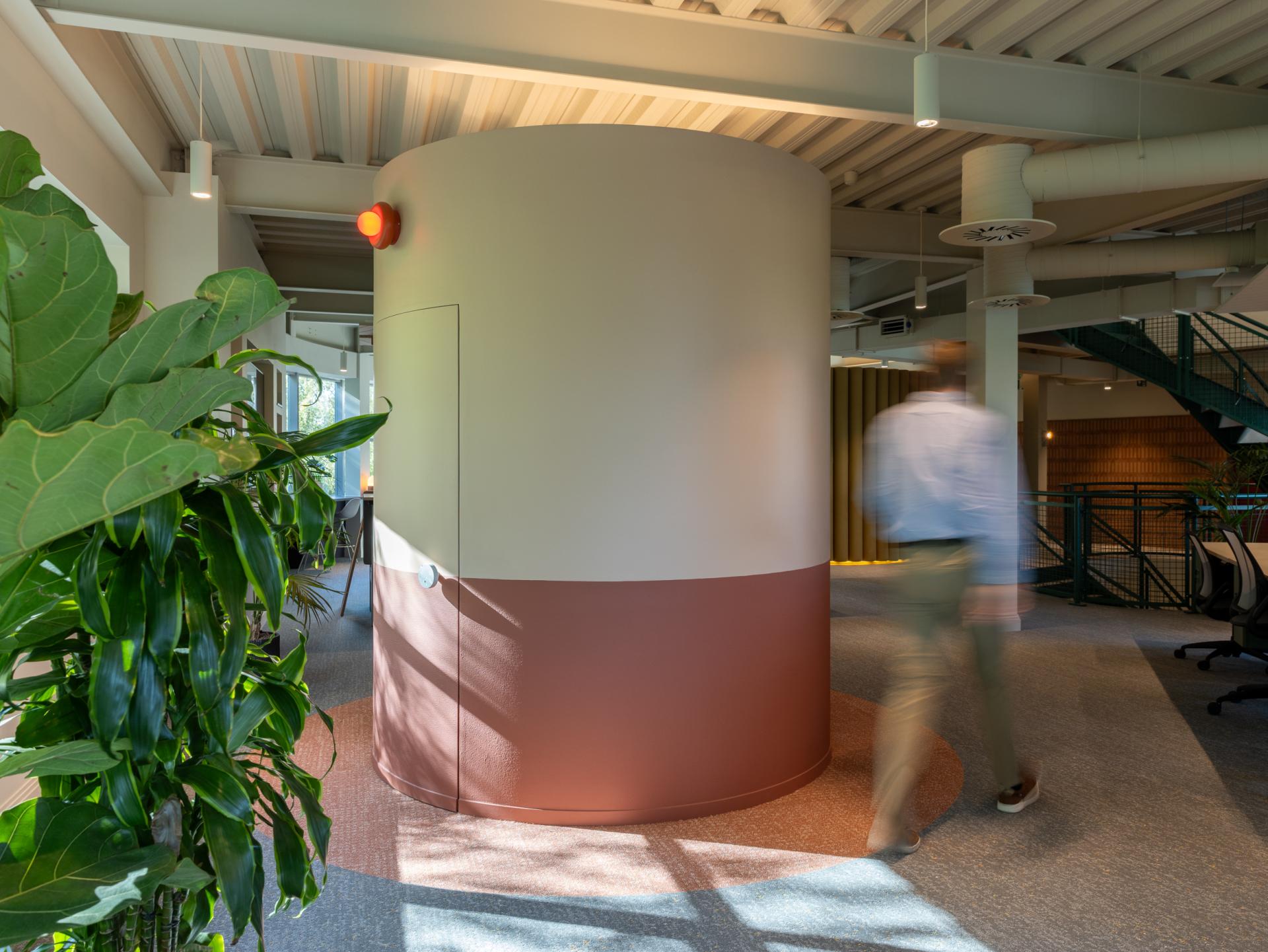 Sheila Bird's new HQ for Stockport based contractor TMT playfully celebrates The Art of Construction.