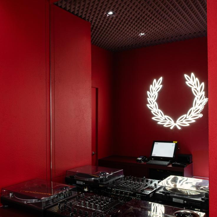 New Fred Perry flagship store in London - designed by Brinkworth - channels the music and mischief of Soho.