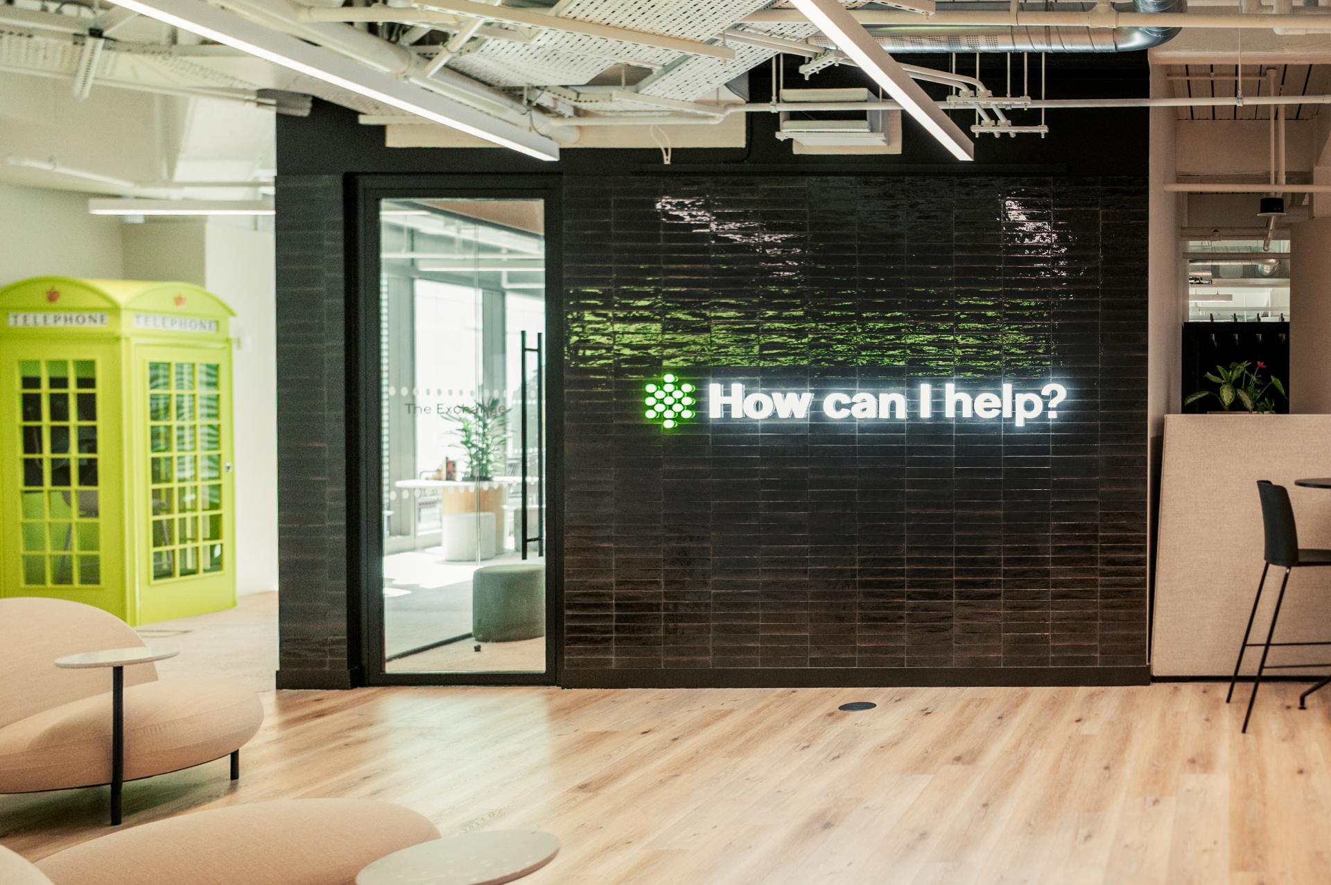 New London HQ for PolyAI by Motive calls on playfulness and connectivity. 