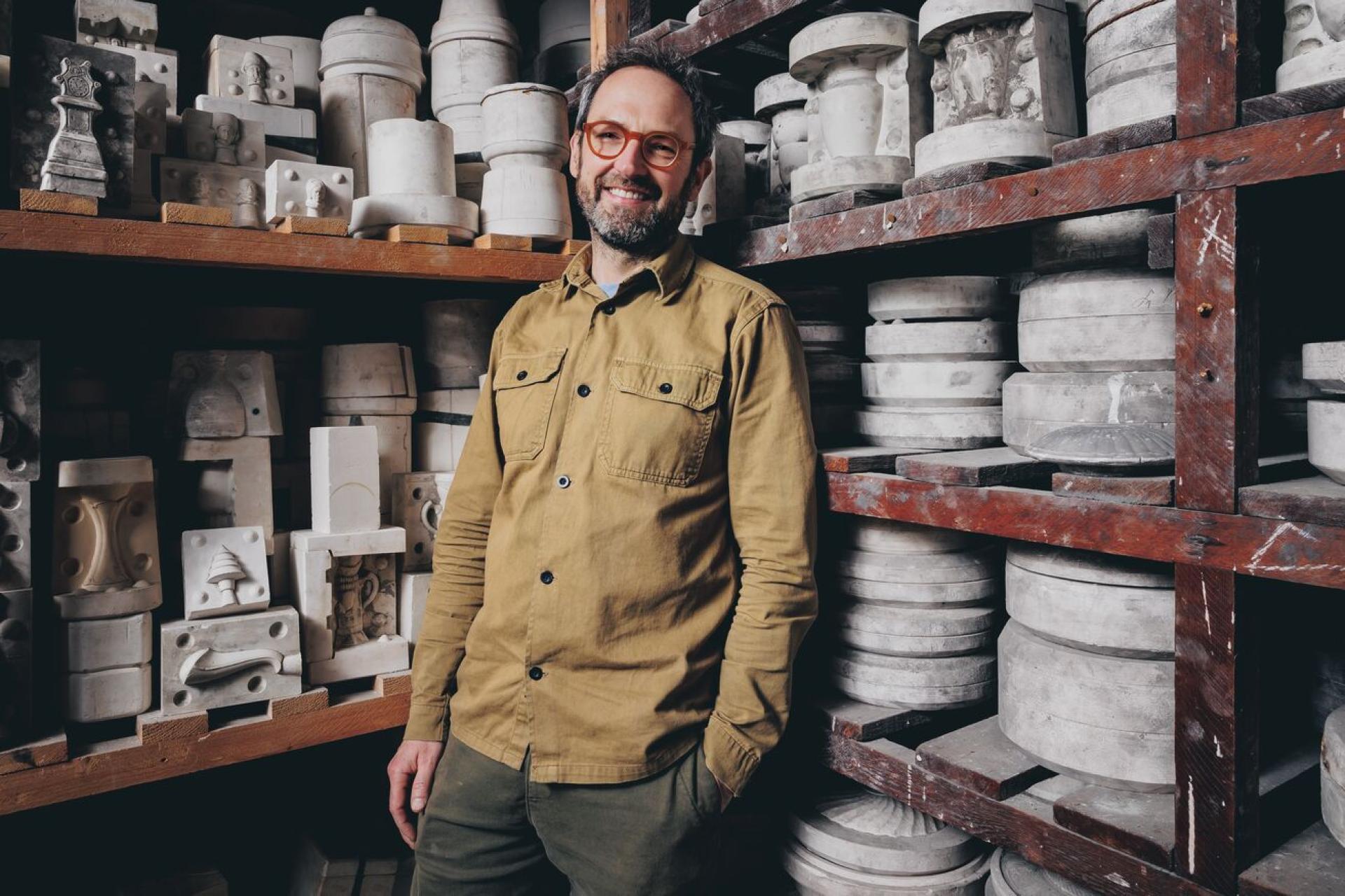 Ceramicist, Steve Brown on carving in character, the importance of self belief, and The Great Pottery Throw Down.