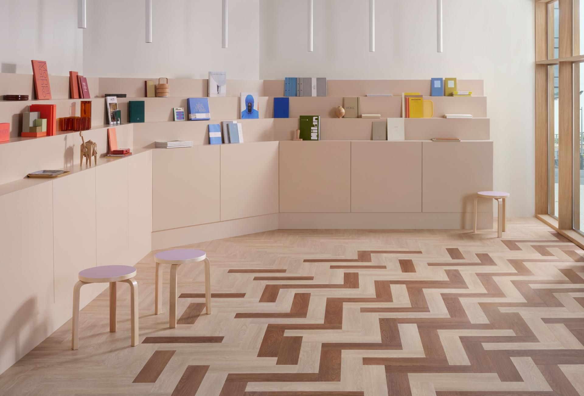 Acoustic performance meets contemporary LVT design in Forbo’s ‘all-in-one’ Allura Decibel update.