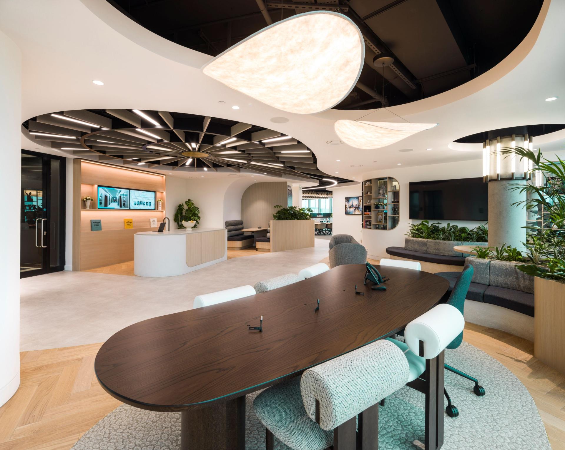 Collaboration between SpaceInvader and Overbury culminates in deeply detailed Manchester workspace.