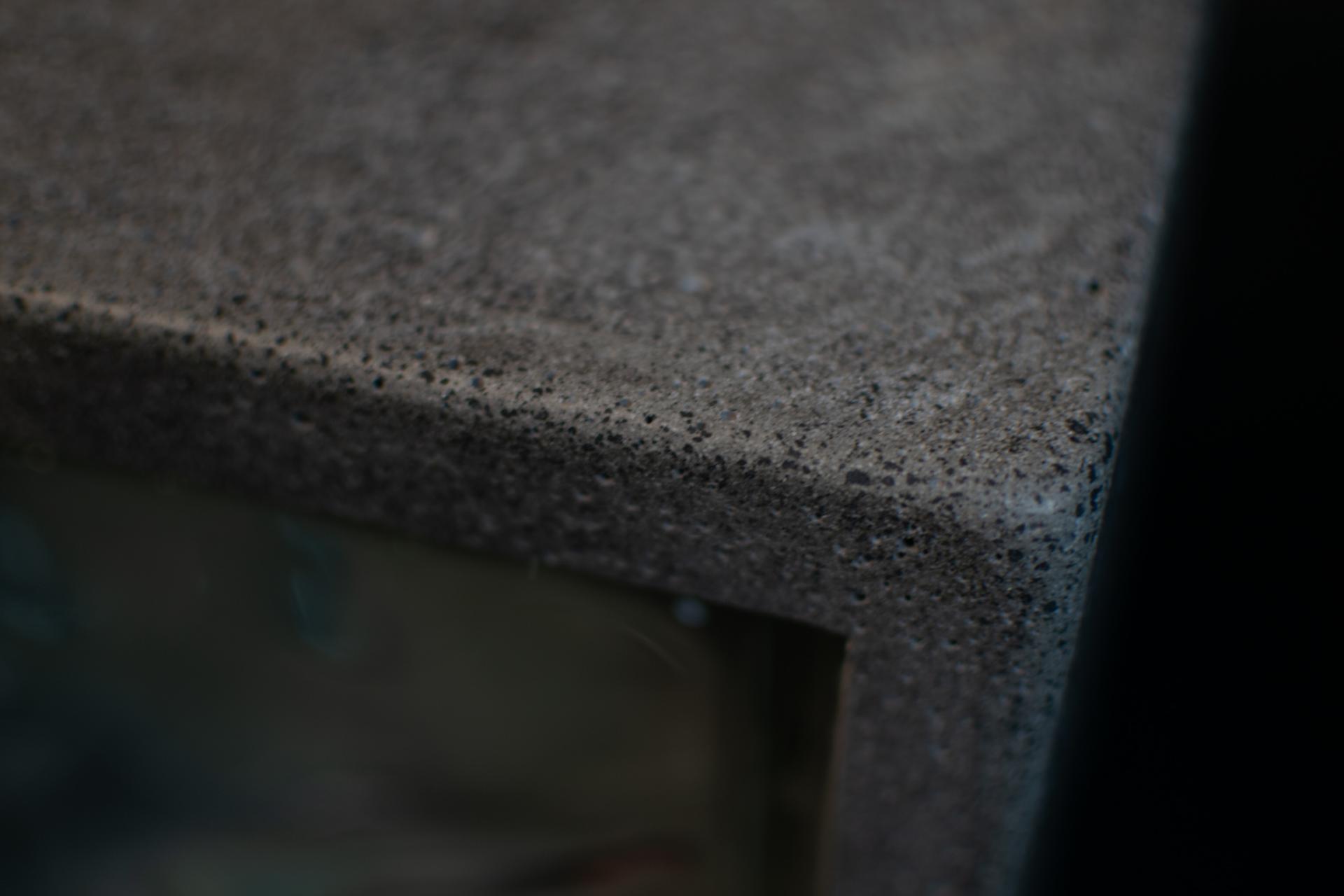 Close-up of a textured biomaterial surface, showcasing sustainable innovation for eco-friendly applications and design transformation.