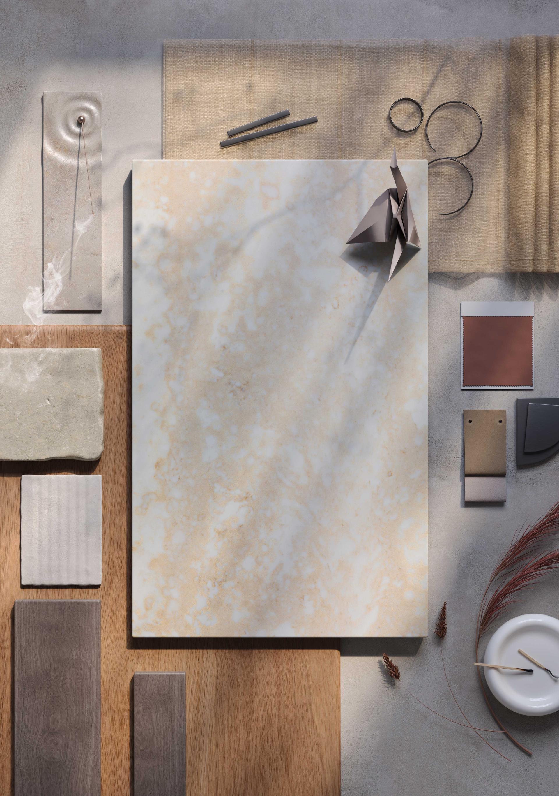 Caesarstone has unveiled two new aesthetically ethereal surfaces under its ICON offering - Ocean Sage & Moonflow.