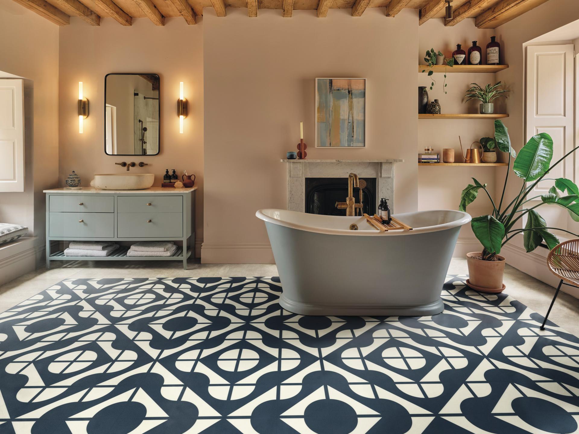 Karndean Commercial launches Knight Tile Curio: Geometric flooring infused with colour, creativity and joy.