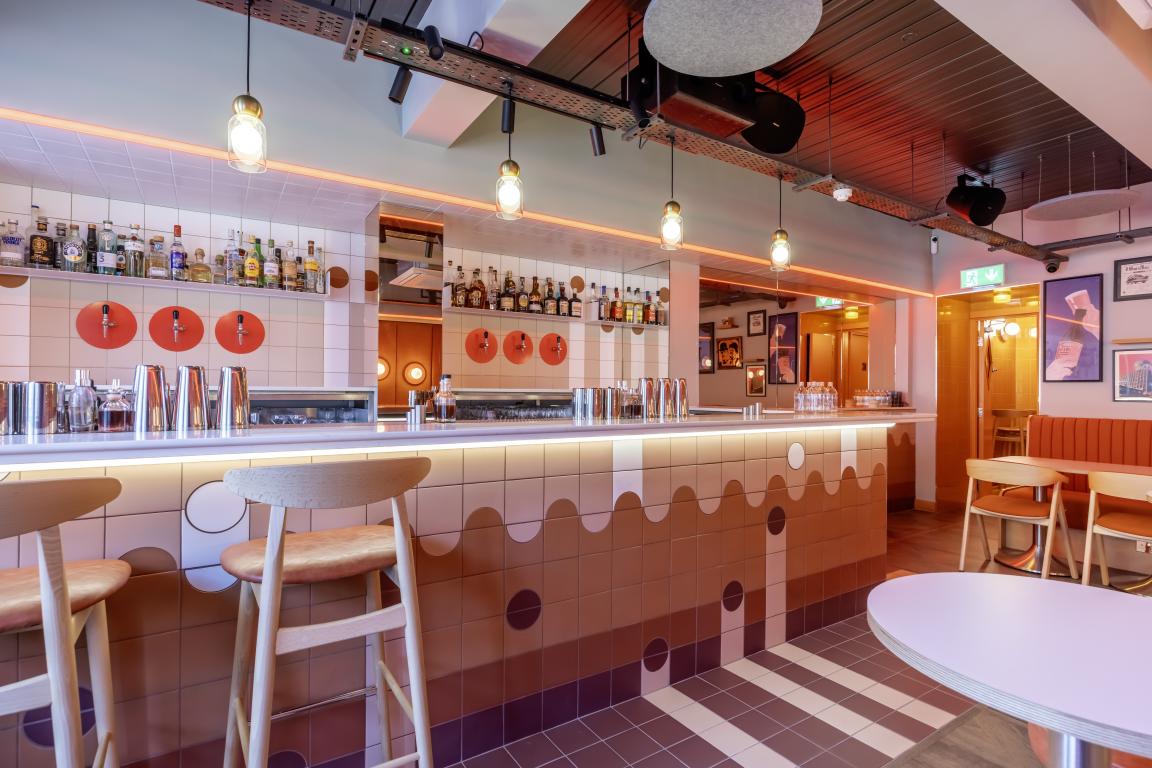 Up North Architects crafts cocktail-inspired, candy coloured scheme for The Morris.