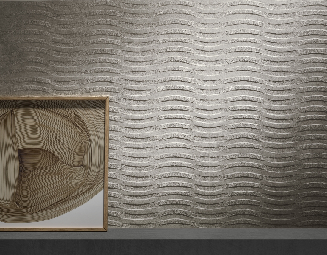 Tile of Spain Trends - Volumetric Variety - Alpine Waves by Peronda