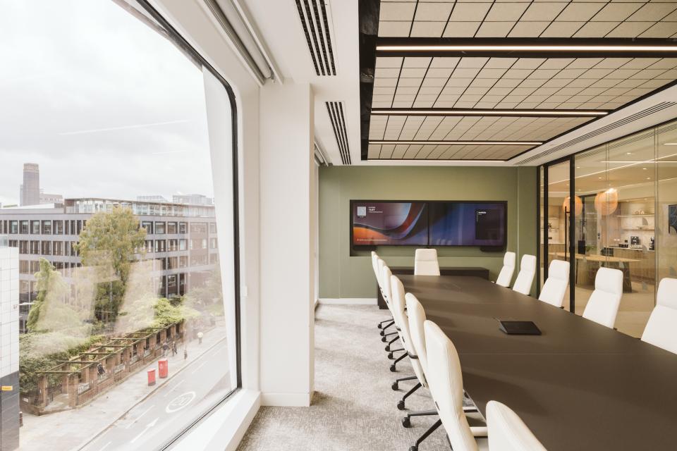 Thirdway crafts calming, textural scheme for Allspring's London workspace.