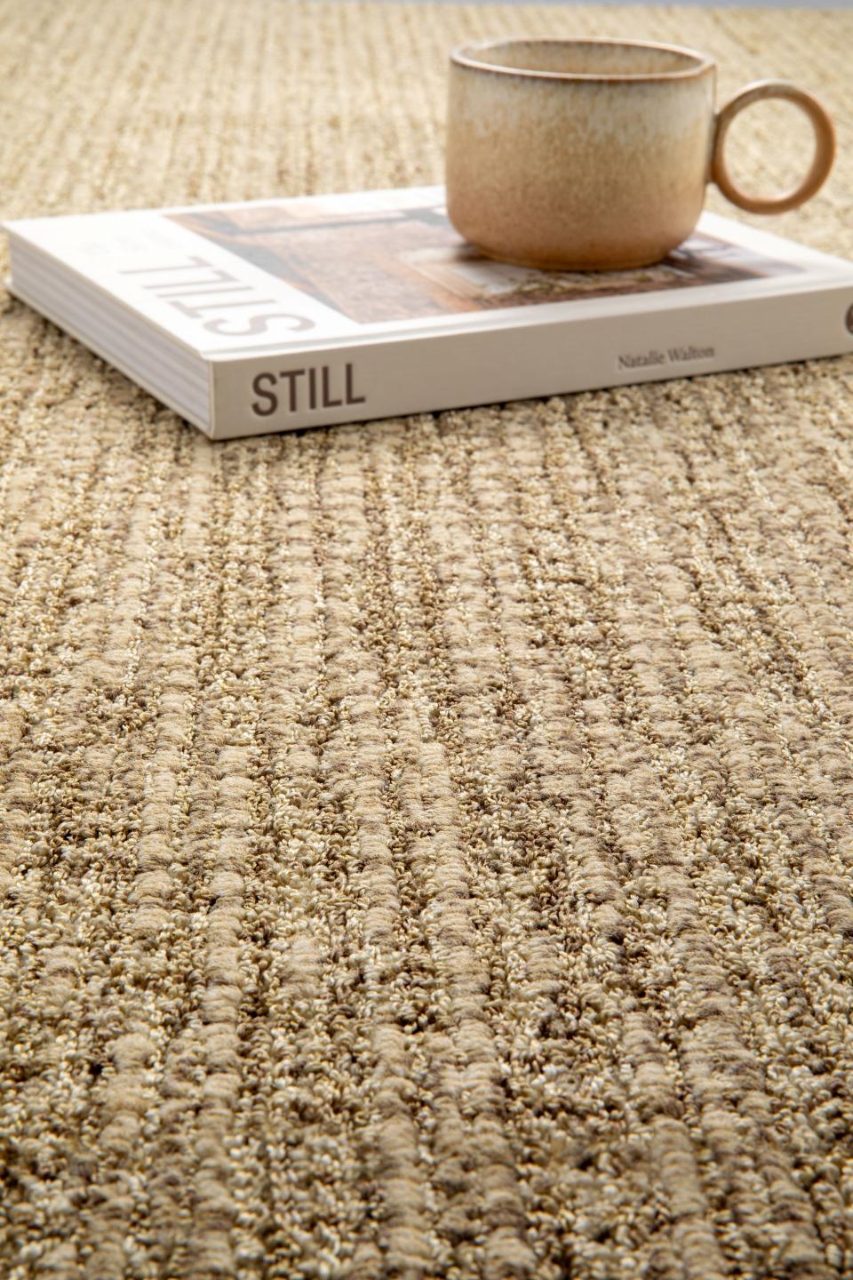 Milliken’s new capsule floor tile collection The Sisal Edit draws inspiration from tactility of plant fibres.