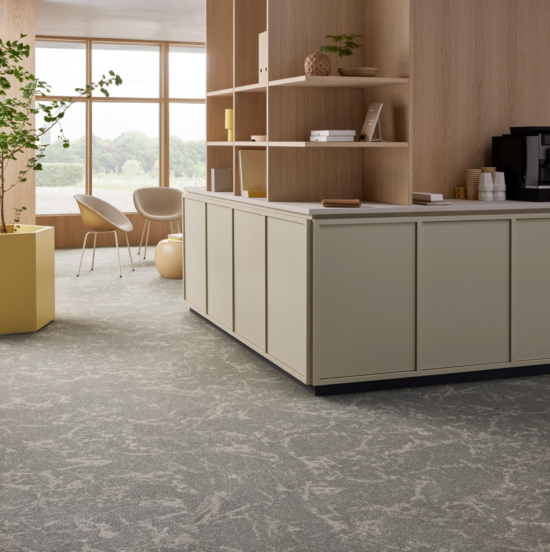 Tessera Tranquillity joins Forbo’s Evolve+ low embodied carbon series. 
