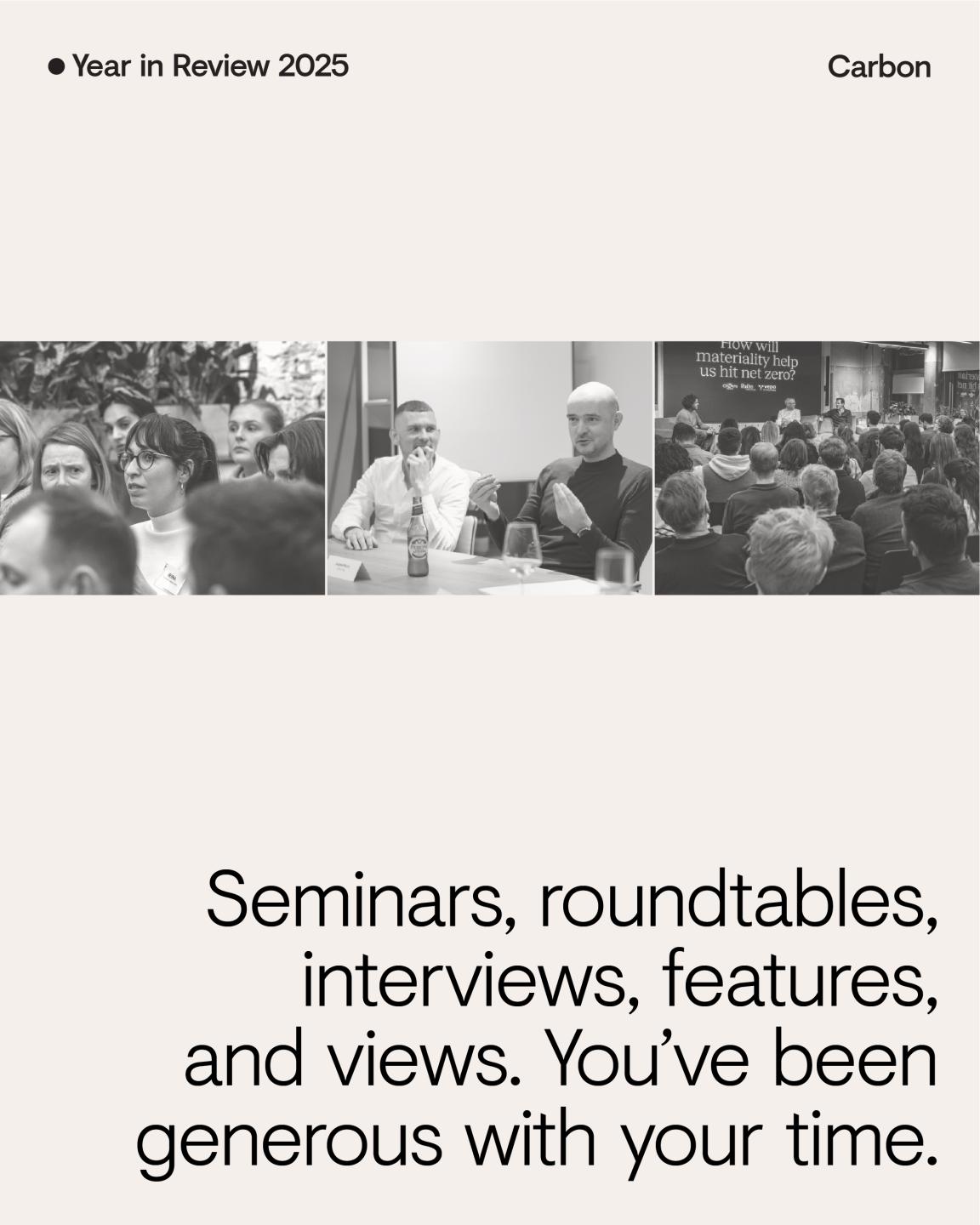 Year in Review 2025: Carbon - How do we tackle it?