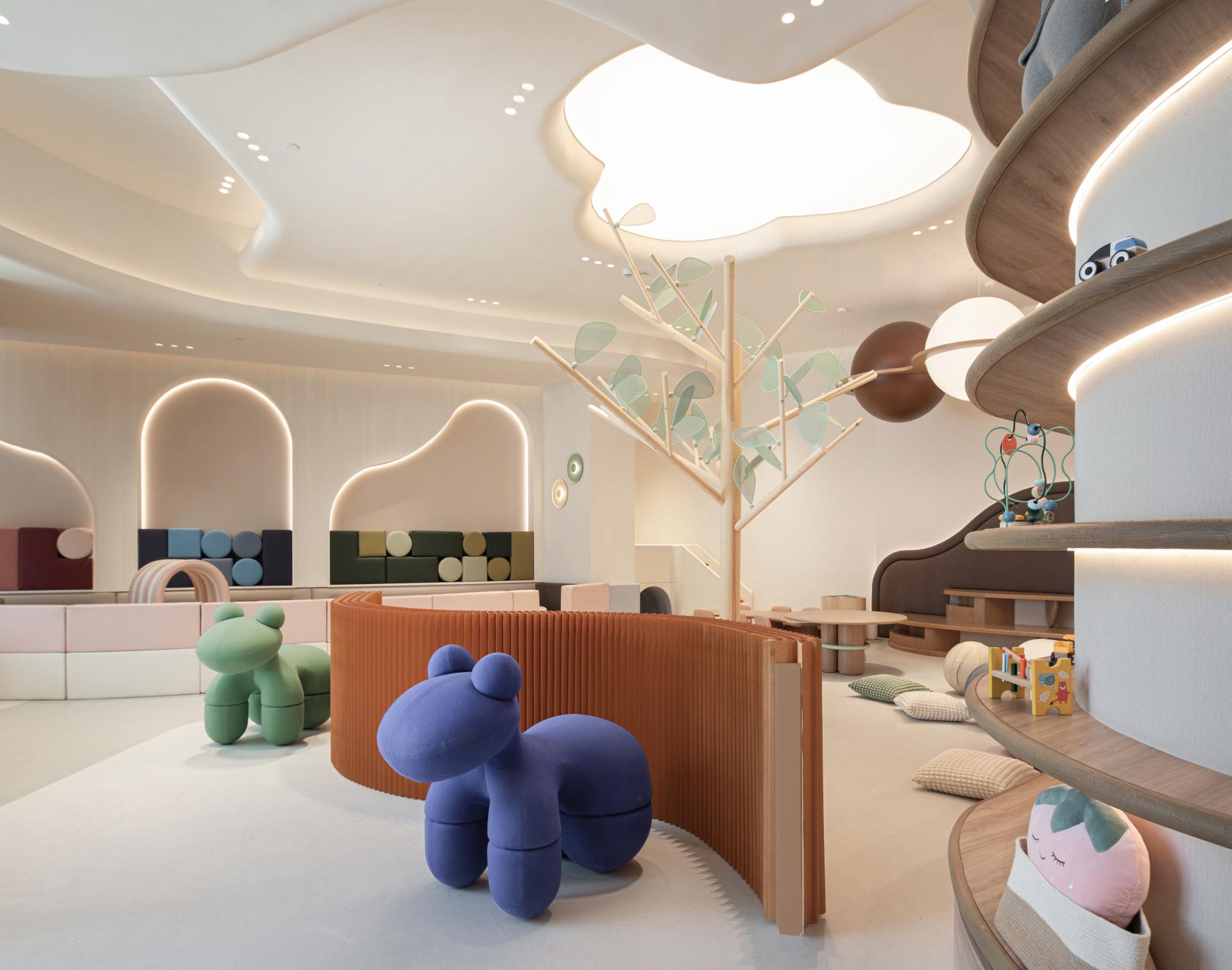 Explore Roar's groundbreaking LEED Gold Certified Montessori environment for PIF Daycare Centre in Riyadh.