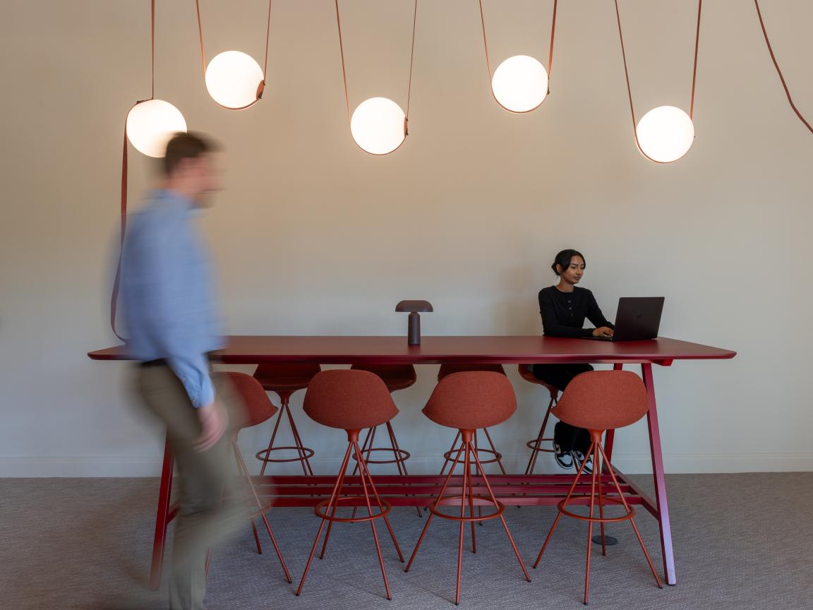 Sheila Bird's new HQ for Stockport based contractor TMT playfully celebrates The Art of Construction.