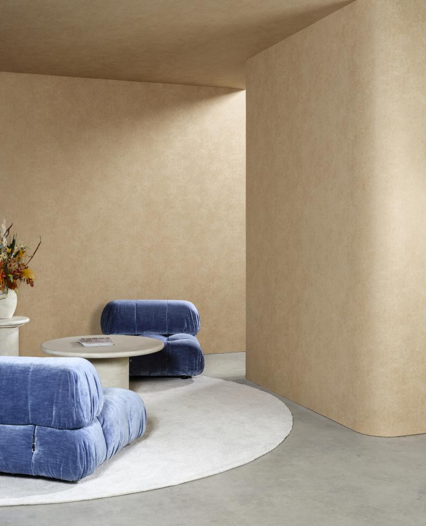 Arte's Kaolin collection inspired by natural materials basalt, minerals and cork.