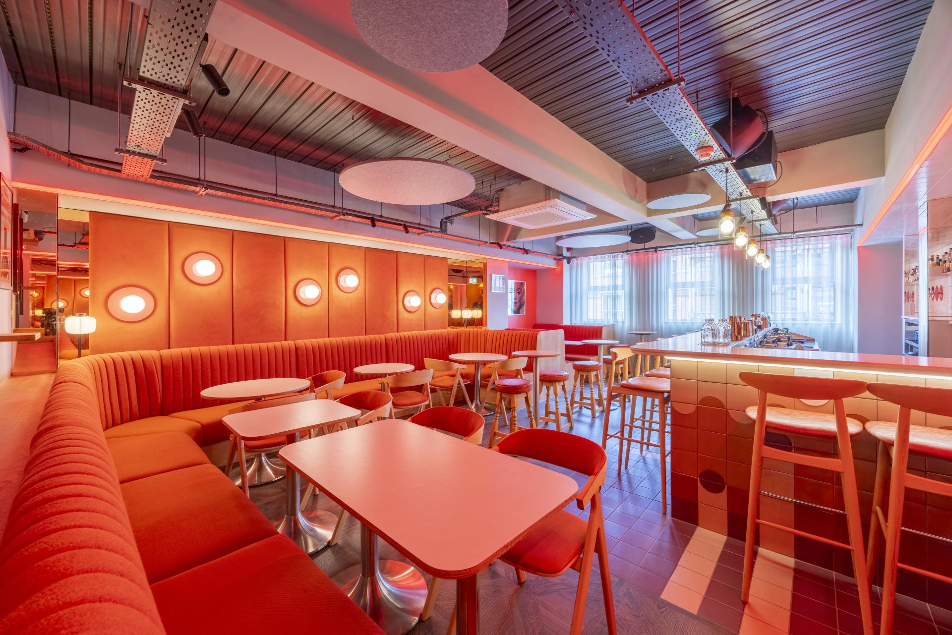 Up North Architects crafts cocktail-inspired, candy coloured scheme for The Morris.