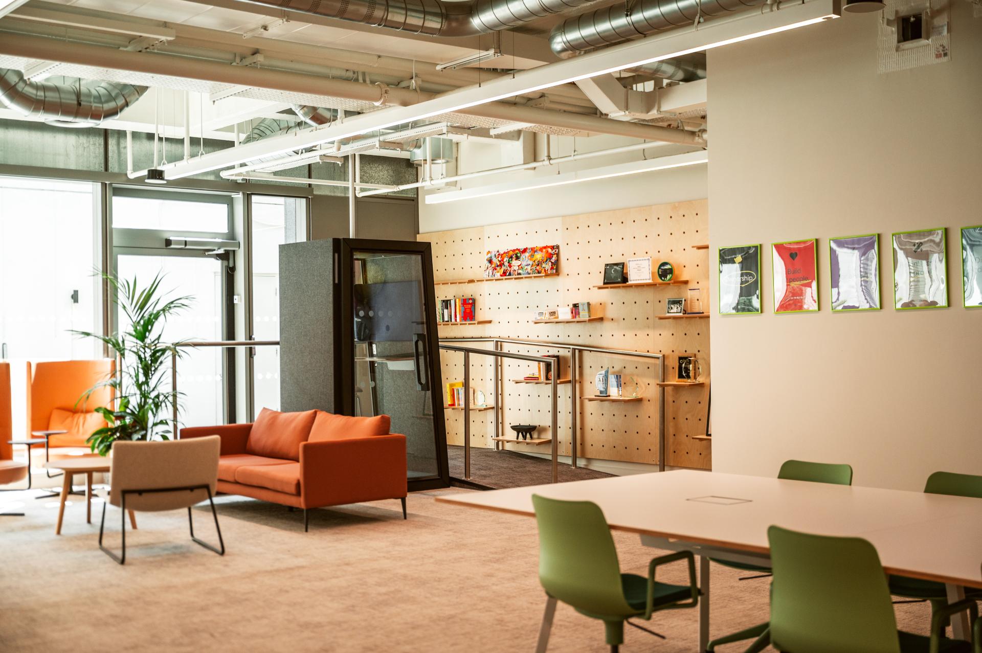 New London HQ for PolyAI by Motive calls on playfulness and connectivity. 