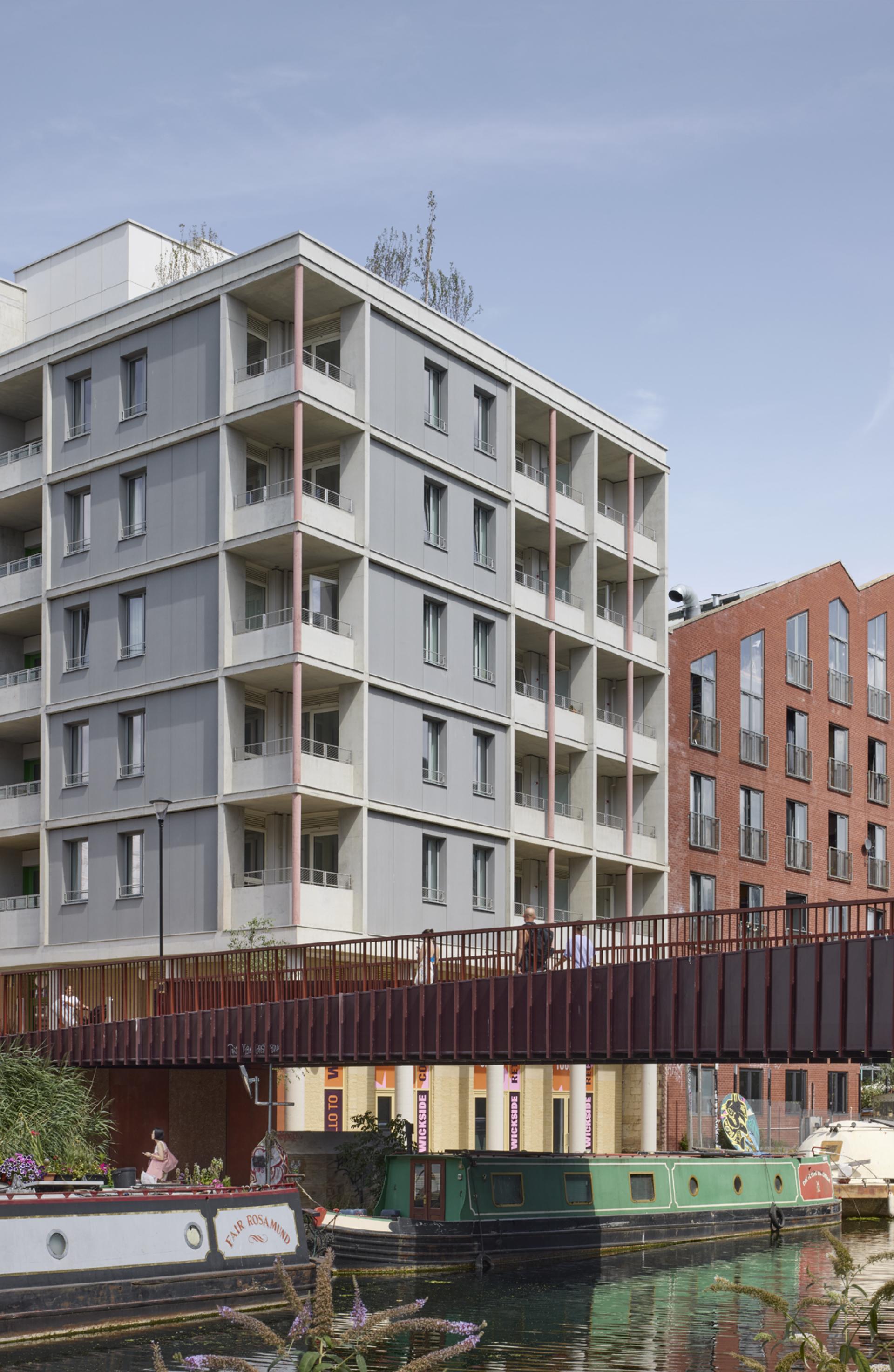 Bridge House by Studioshaw: An eight-storey, 6,250 sqm mixed-use development at the heart of Hackney Wick.