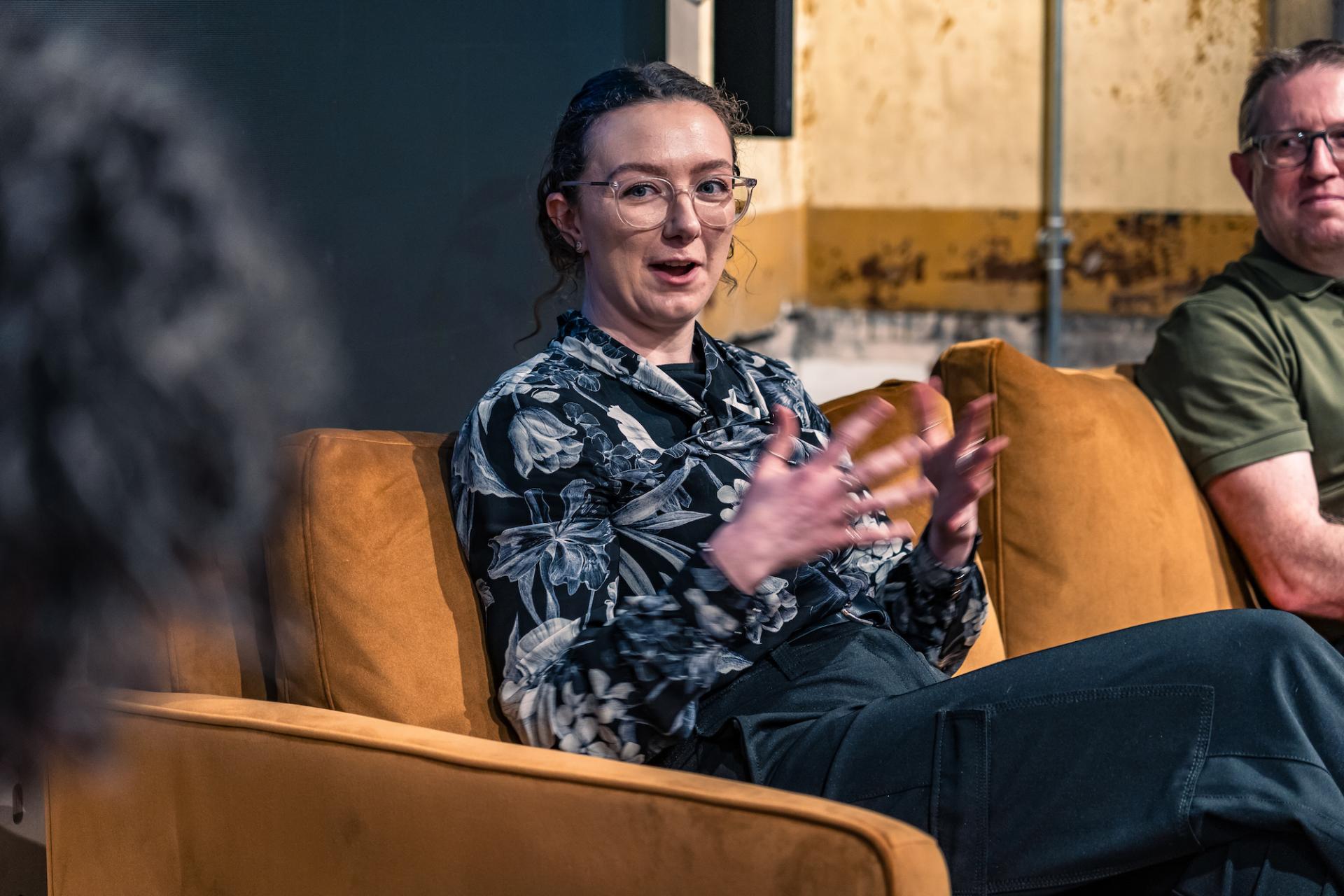 Stephanie Kyle - seminar panellist speaking at a seminar