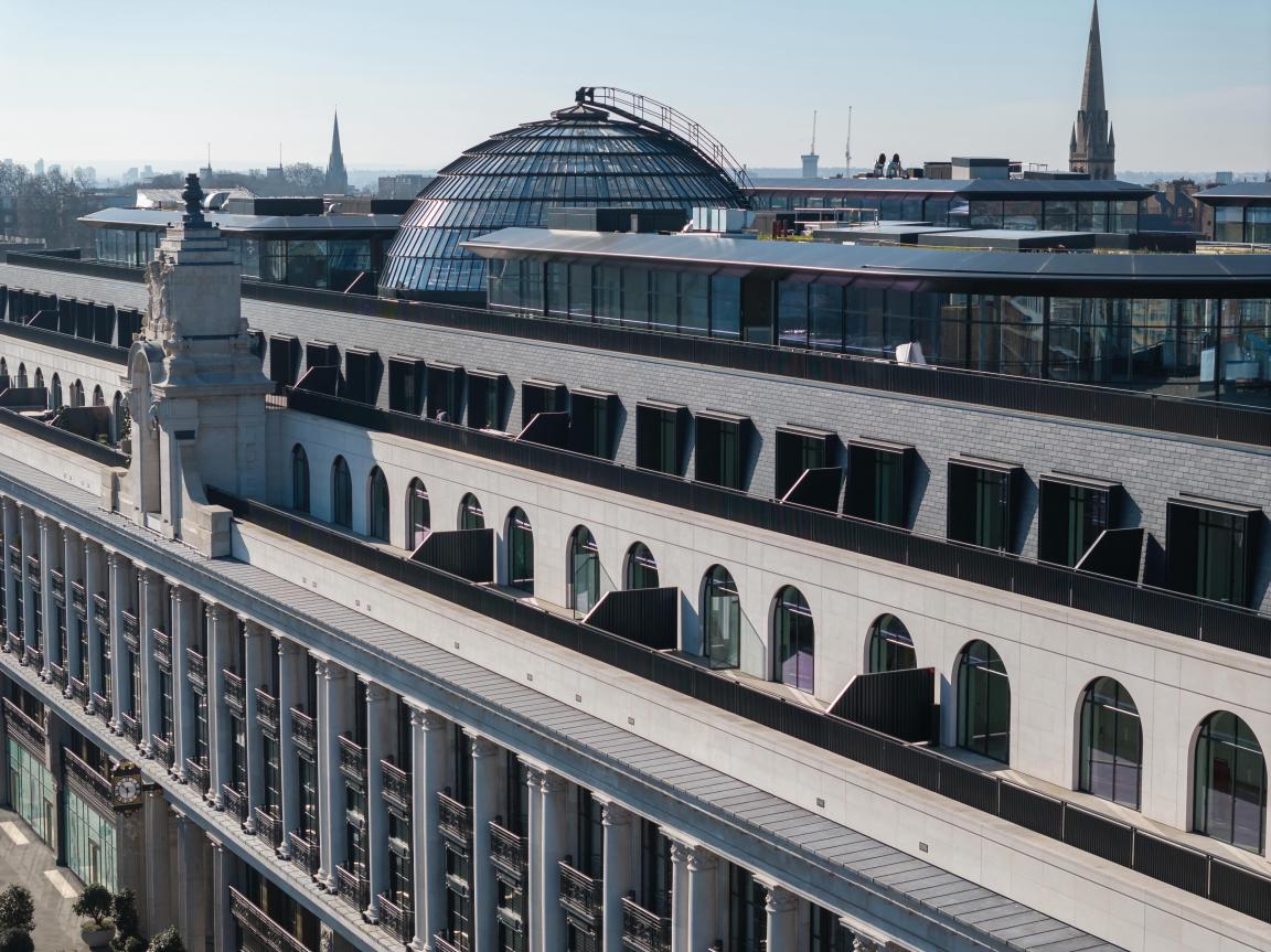 Cupa Pizarras’ CUPACLAD crowns Whiteleys redevelopment.