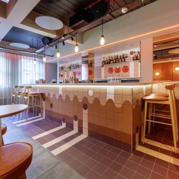 Up North Architects crafts cocktail-inspired, candy coloured scheme for The Morris.
