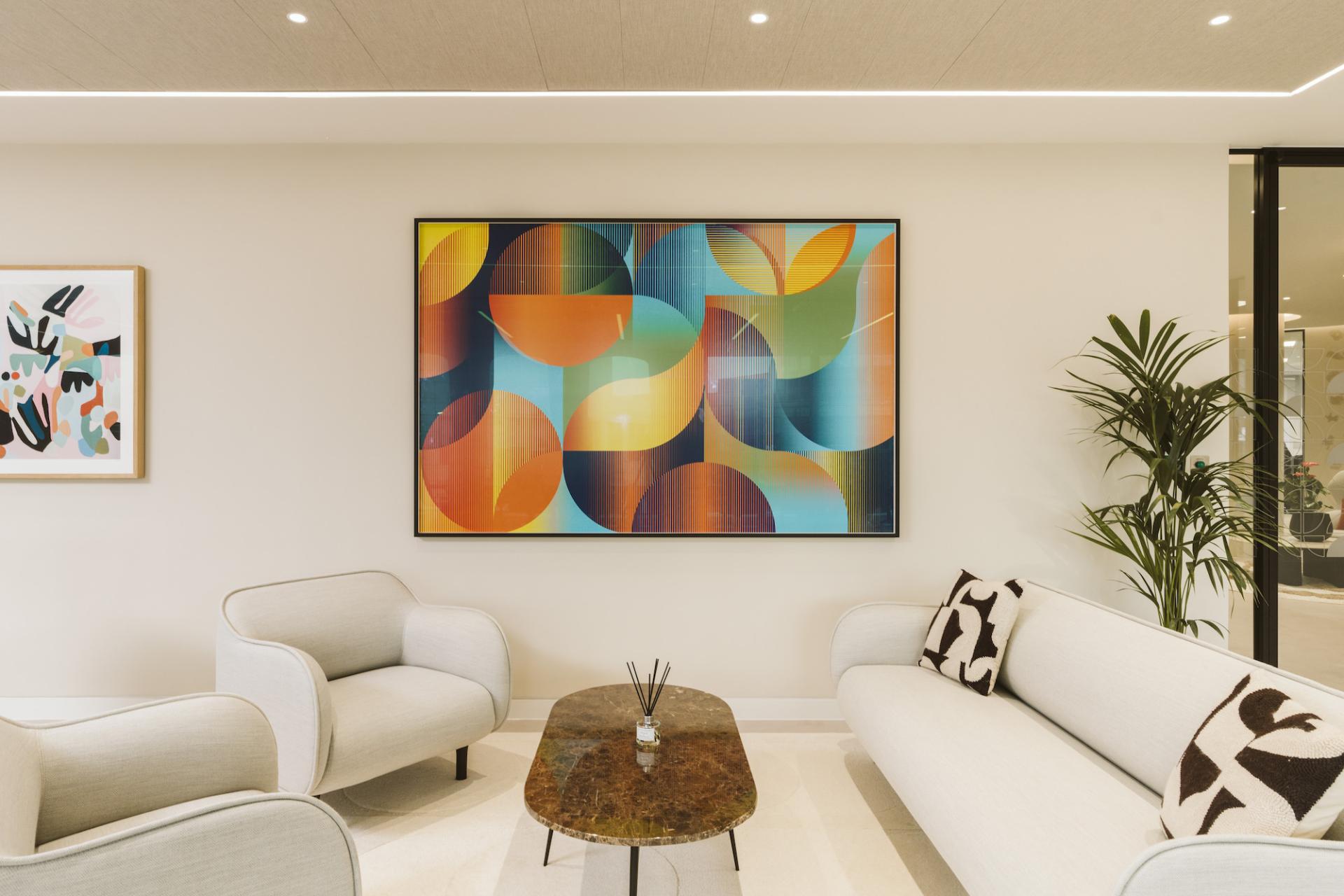 Thirdway crafts calming, textural scheme for Allspring's London workspace.