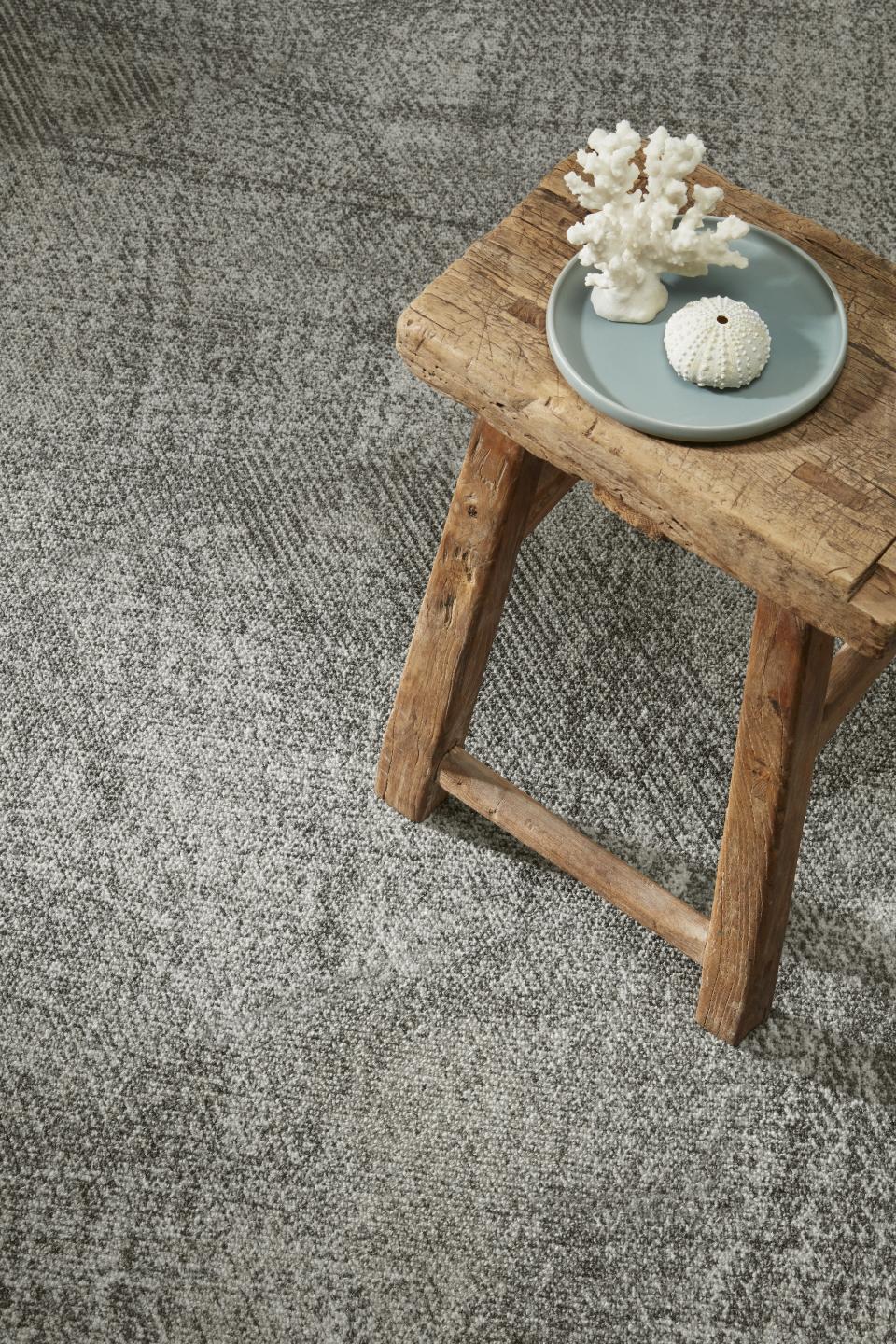 Milliken's Coastline - crafted from ECONYL® yarn - repurposes reclaimed fishing nets, carpets and nylon waste.