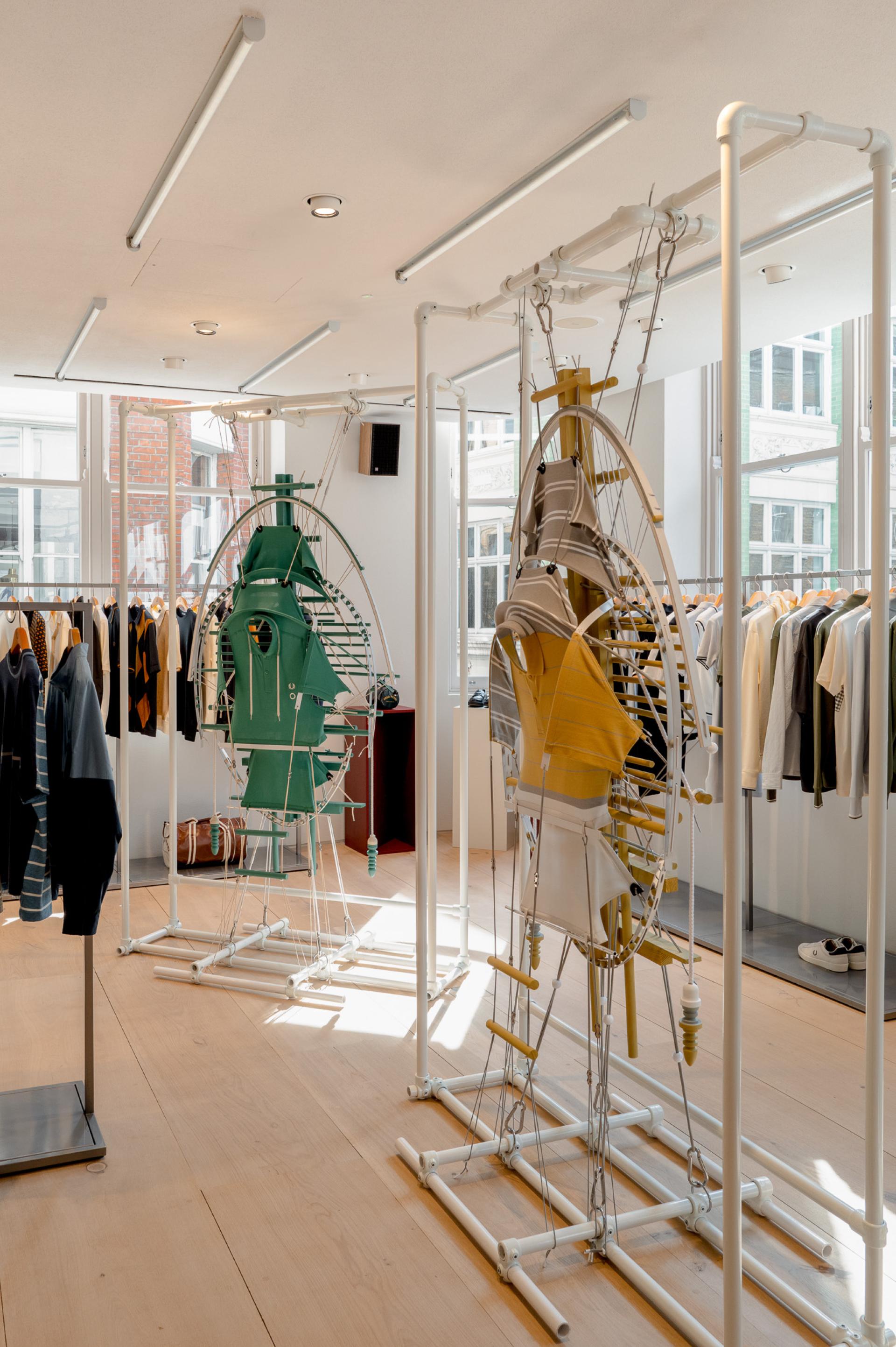 New Fred Perry flagship store in London - designed by Brinkworth - channels the music and mischief of Soho.