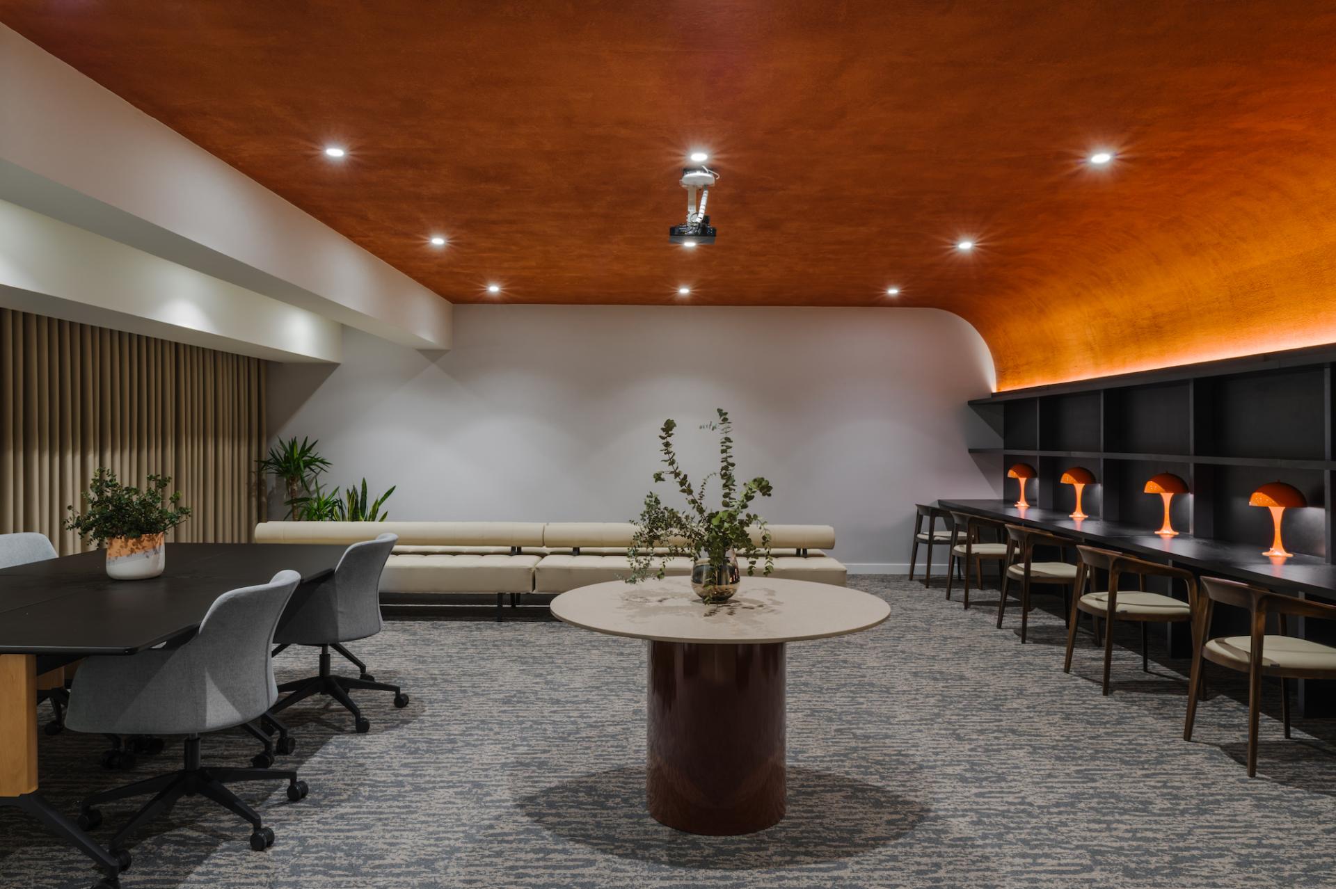 Bright, bold workplace setting for Turkcell by Taner's Sons. 