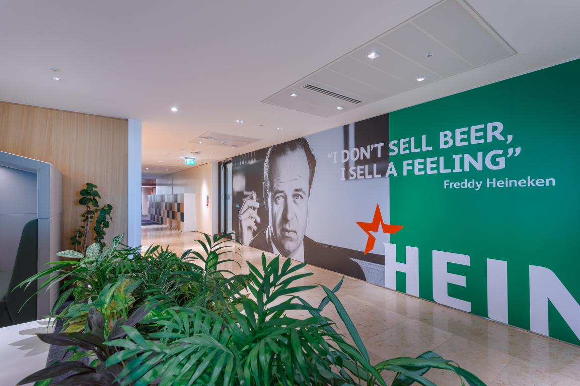 Benholm supports Claremont in bringing warmth, texture and vitality to HEINEKEN UK Edinburgh & London.