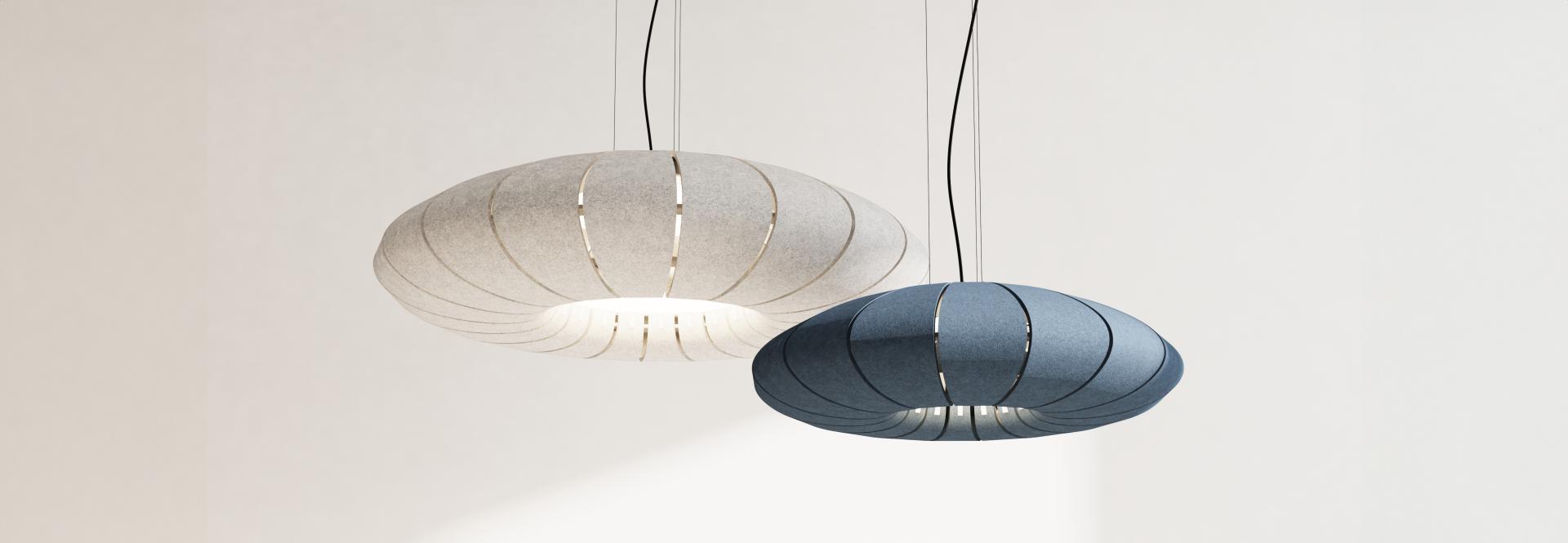 New collections for 2026 from lumenear UK combine aesthetic lighting with acoustics.
