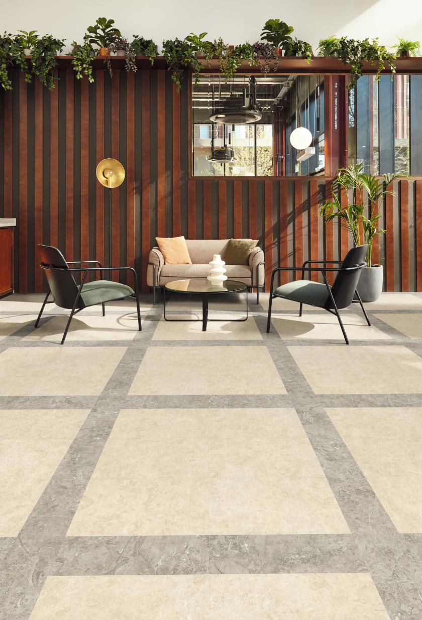 Karndean Commercial refreshes its Knight Tile collection with biophilic aesthetic in mind.