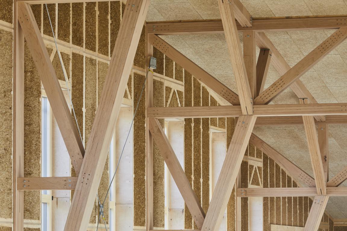 Carbon-12: EcoCocon, straw panel construction.