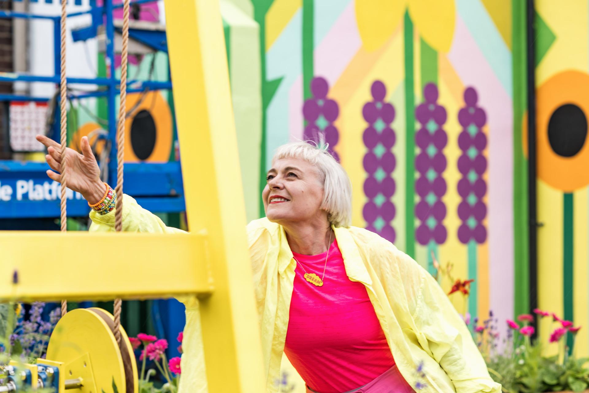 A joyful explosion of colour: Crown Paints collaborates with Morag Myerscough for National Festival of Making.