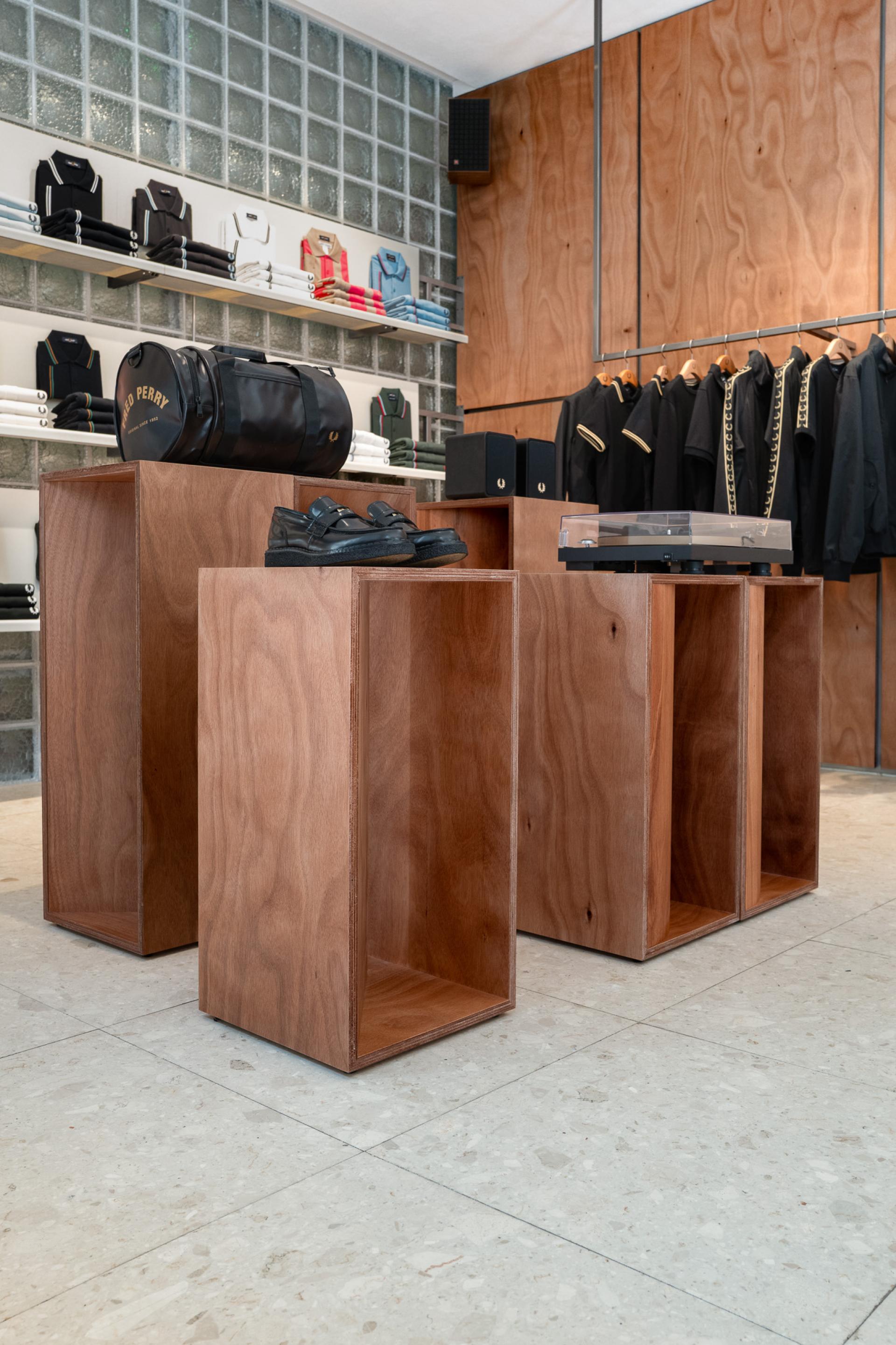 New Fred Perry flagship store in London - designed by Brinkworth - channels the music and mischief of Soho.