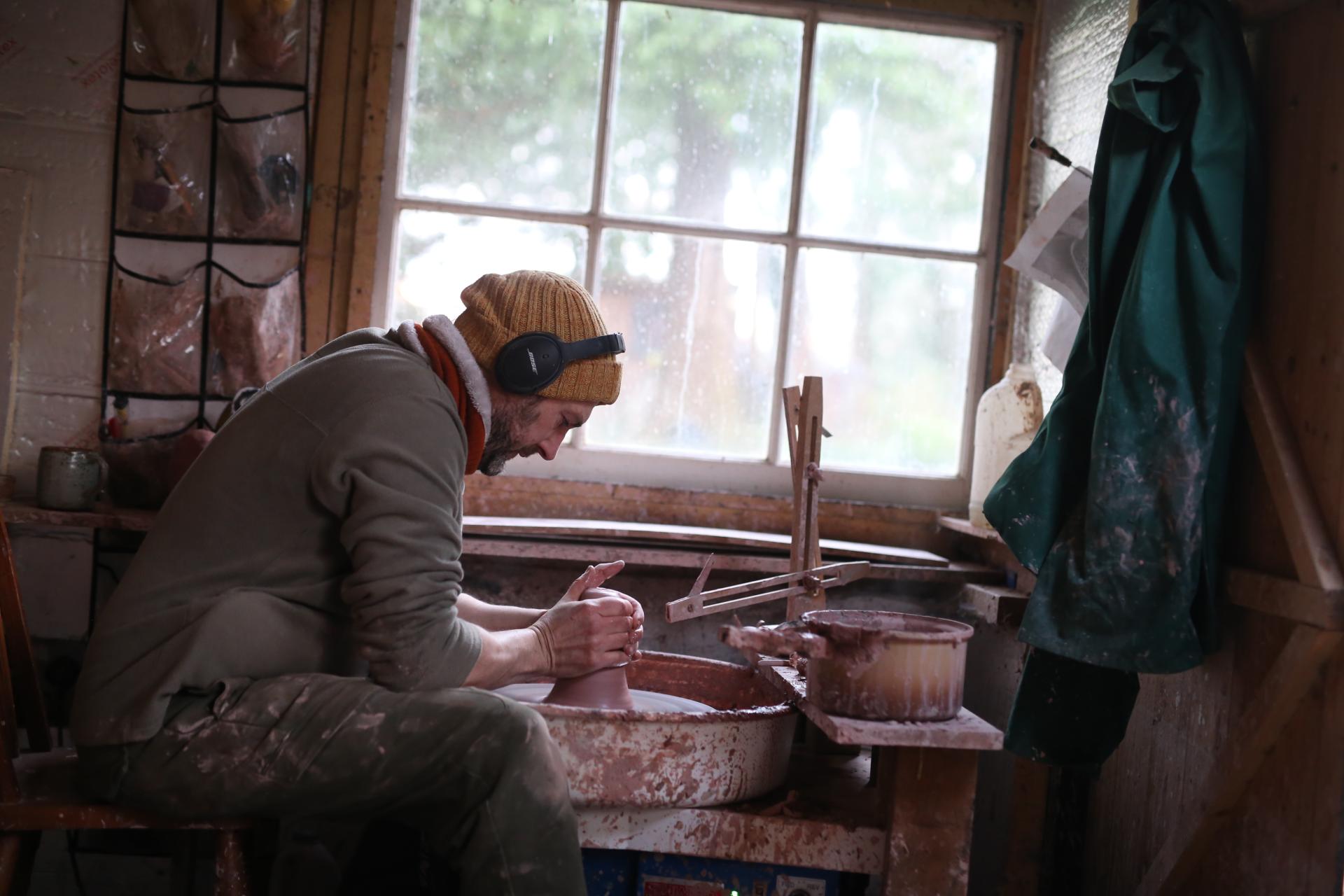 Ceramicist, Steve Brown on carving in character, the importance of self belief, and The Great Pottery Throw Down.